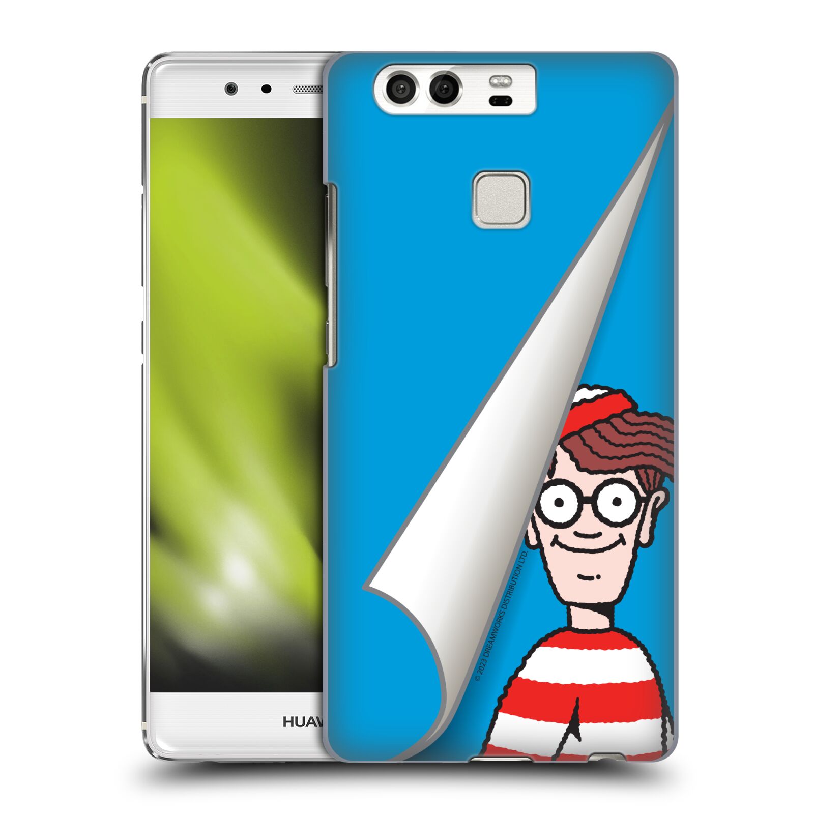 Obal na mobil Huawei P9 / P9 DUAL SIM - HEAD CASE - Kde je Waldo - modré pozadí