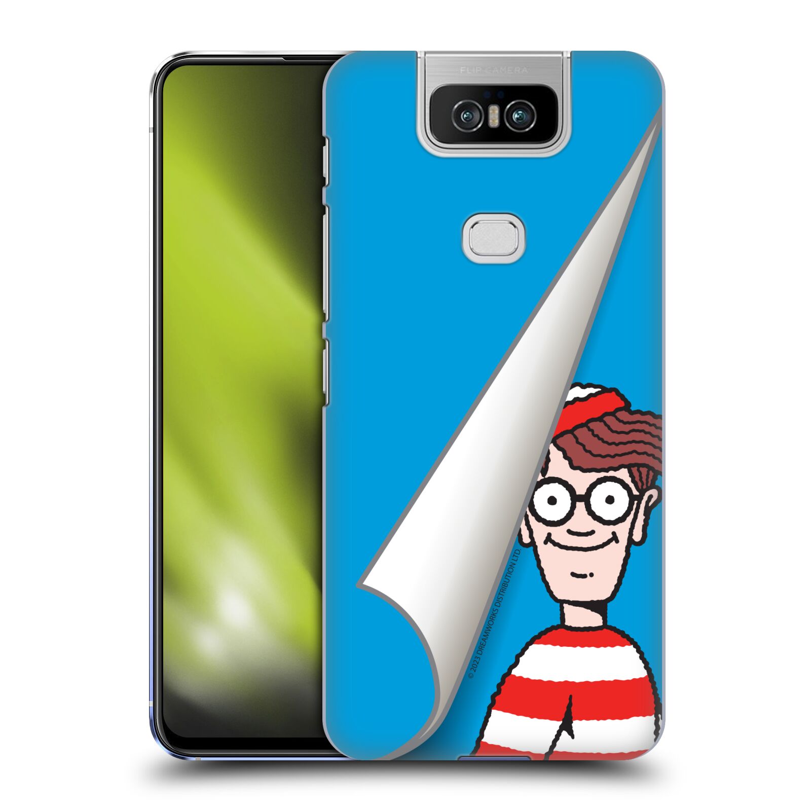 Obal na mobil ASUS Zenfone 6 ZS630KL - HEAD CASE - Kde je Waldo - modré pozadí