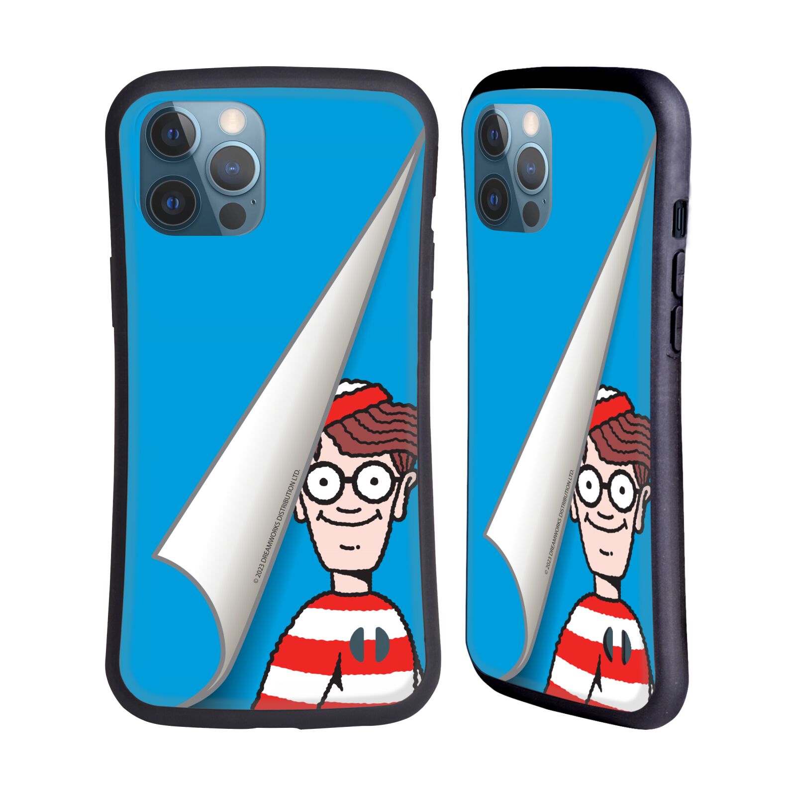 Odolný zadní obal pro mobil Apple iPhone 12 PRO MAX - HEAD CASE - Kde je Waldo - modré pozadí