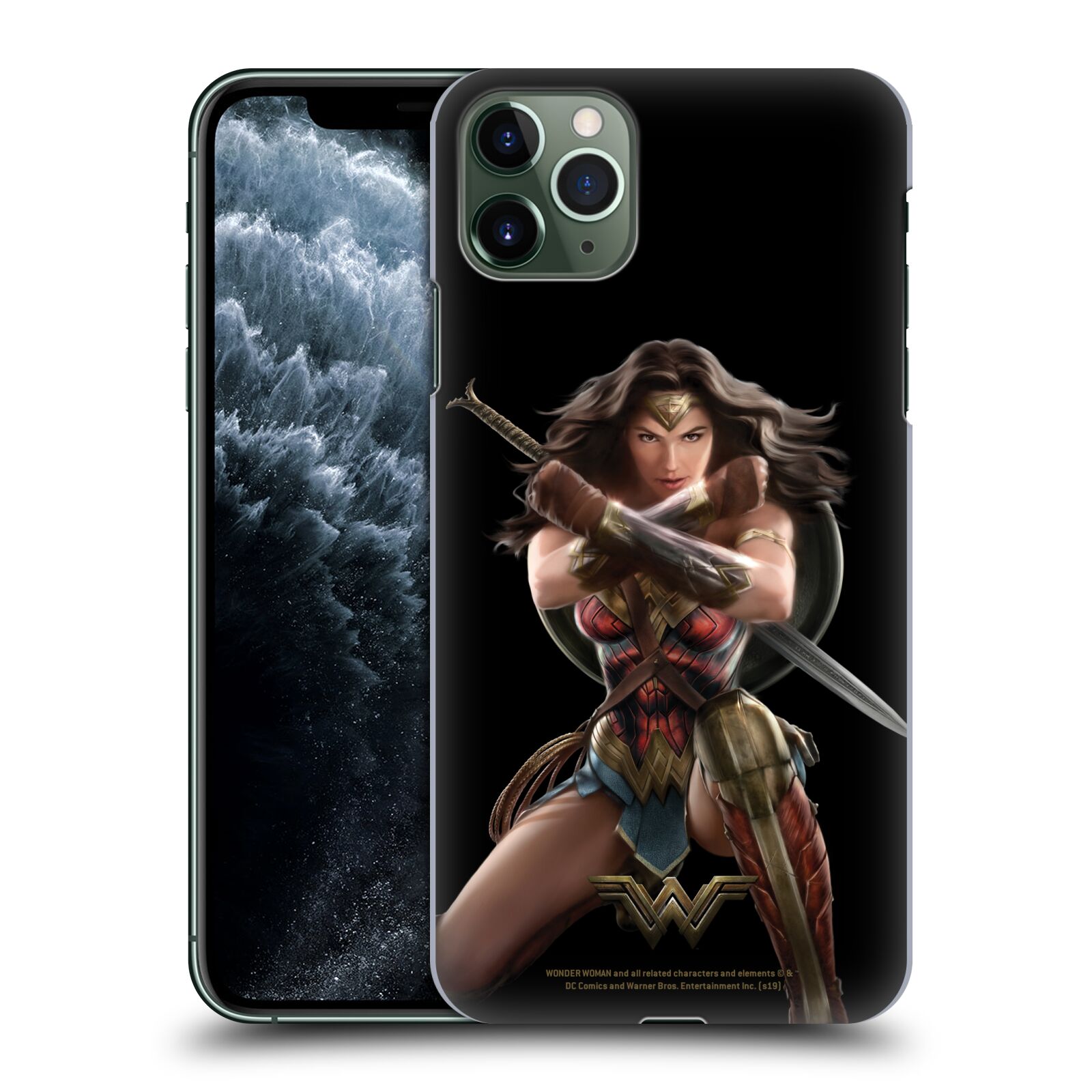 Zadní obal pro mobil Apple Iphone 11 PRO MAX - HEAD CASE - Film - Wonder Woman - Bojový postoj