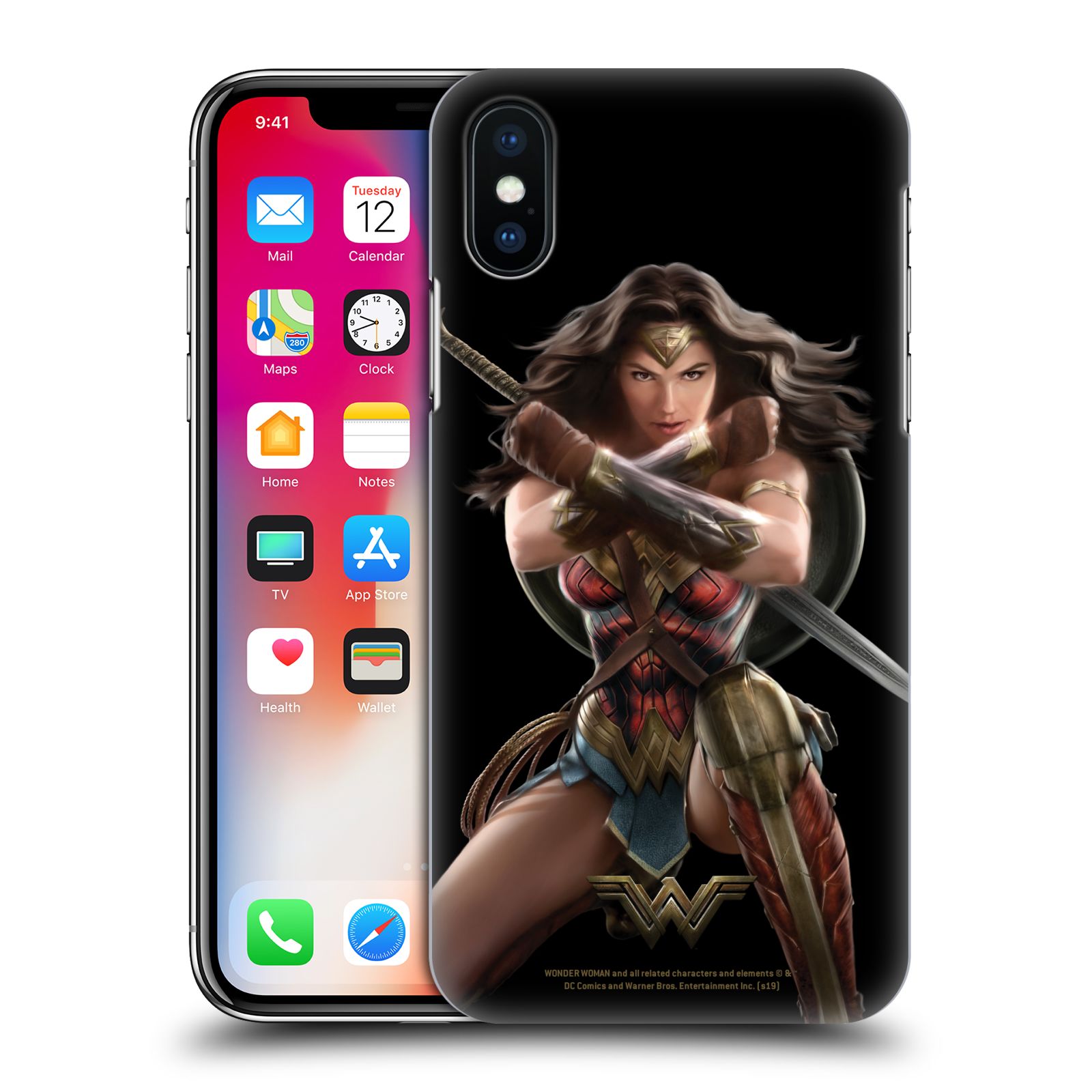 Zadní obal pro mobil Apple Iphone X / XS - HEAD CASE - Film - Wonder Woman - Bojový postoj
