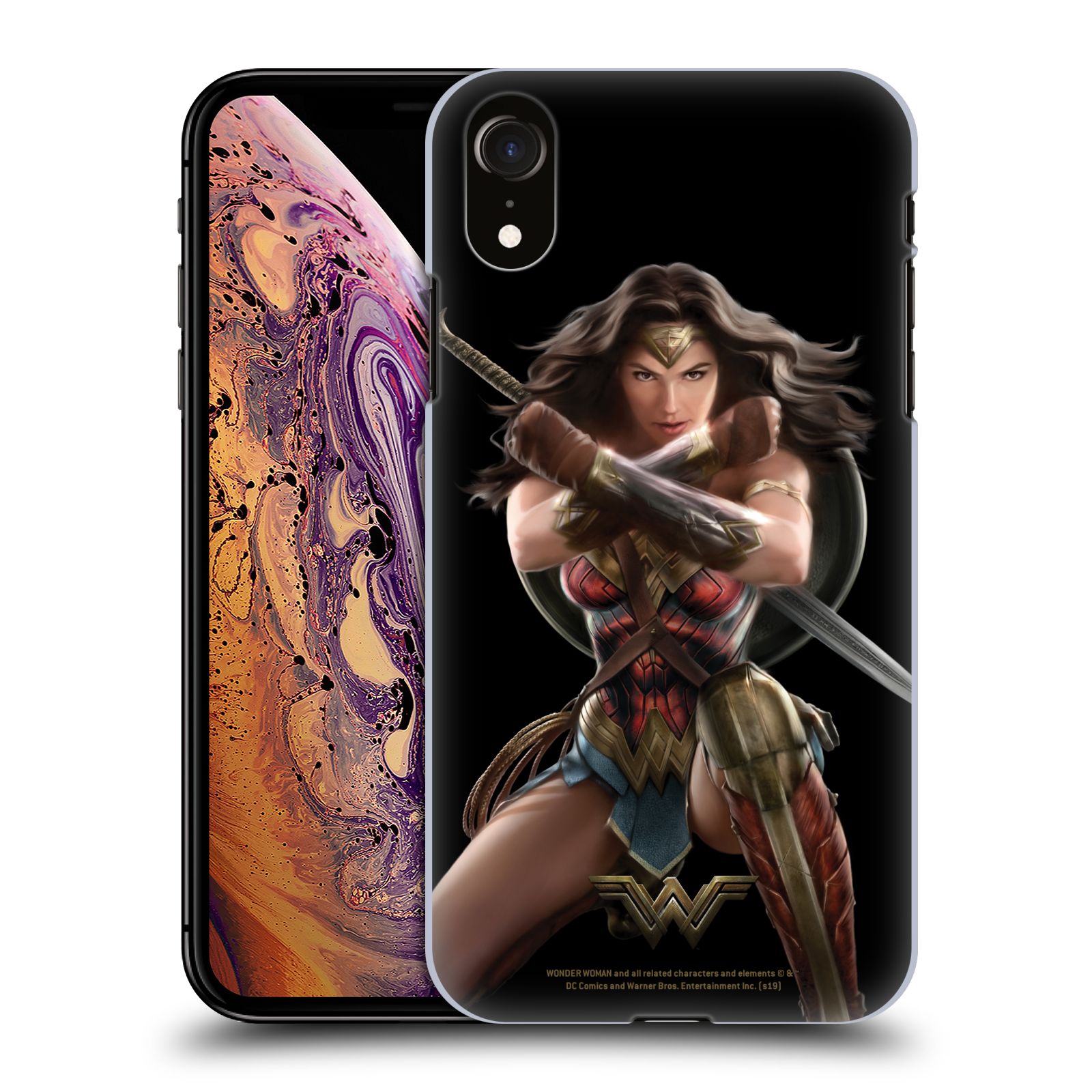 Zadní obal pro mobil Apple Iphone XR - HEAD CASE - Film - Wonder Woman - Bojový postoj