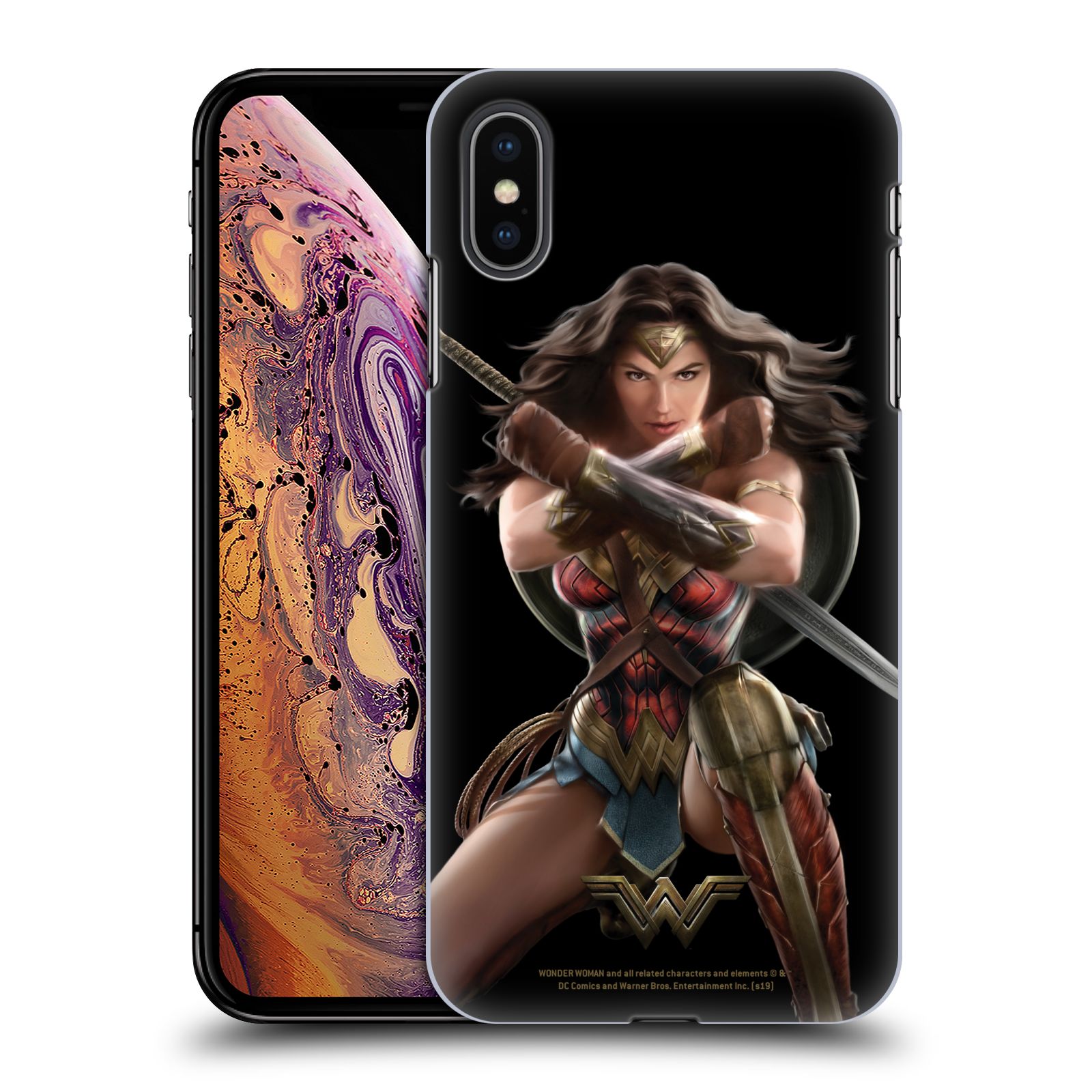 Zadní obal pro mobil Apple Iphone XS MAX - HEAD CASE - Film - Wonder Woman - Bojový postoj