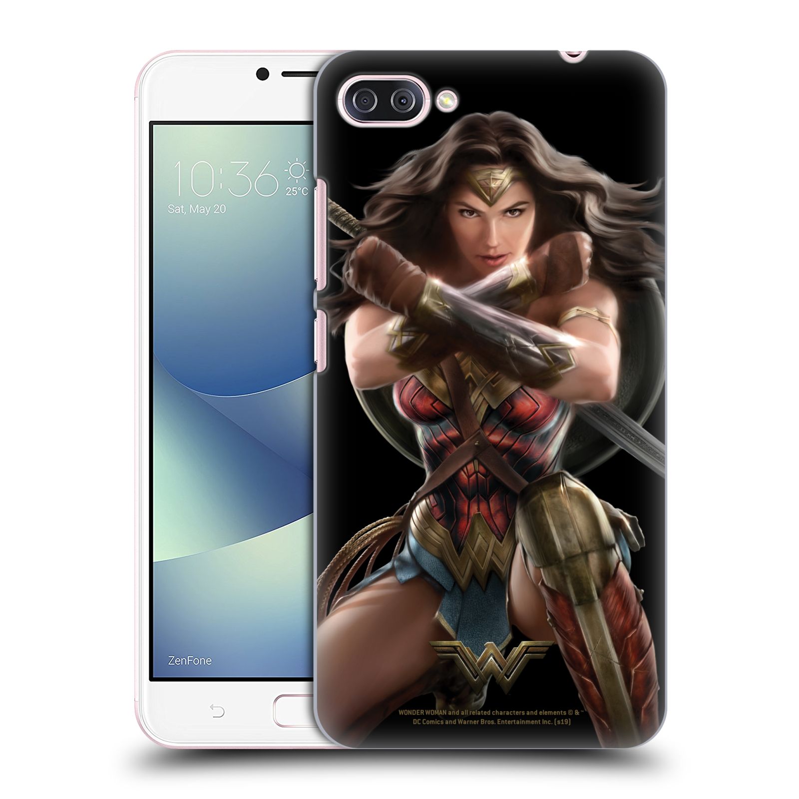 Zadní obal pro mobil Asus Zenfone 4 MAX / 4 MAX PRO (ZC554KL) - HEAD CASE - Film - Wonder Woman - Bojový postoj