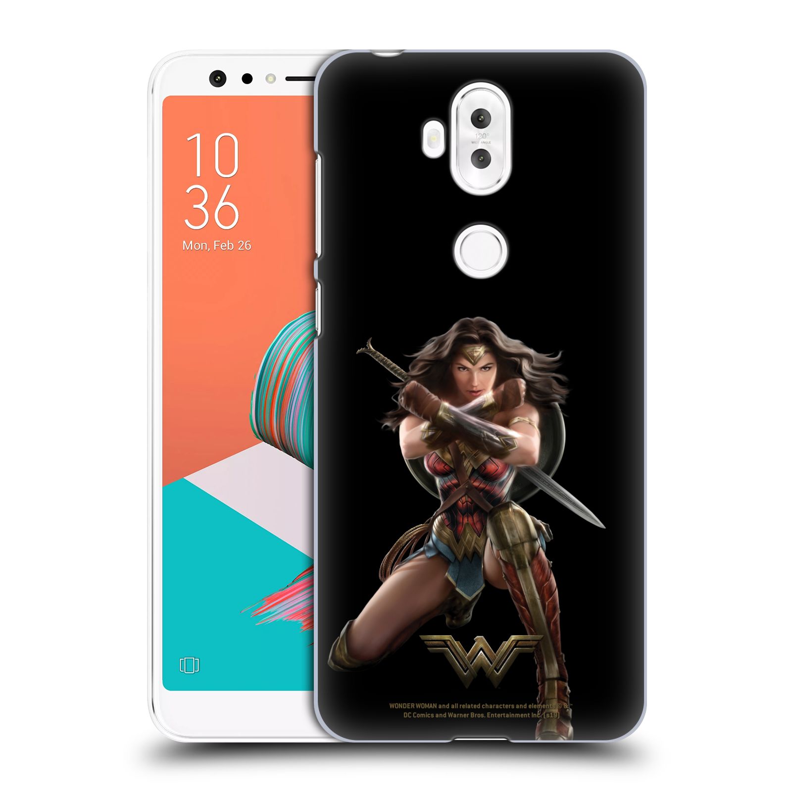 Zadní obal pro mobil Asus Zenfone 5 Lite ZC600KL - HEAD CASE - Film - Wonder Woman - Bojový postoj