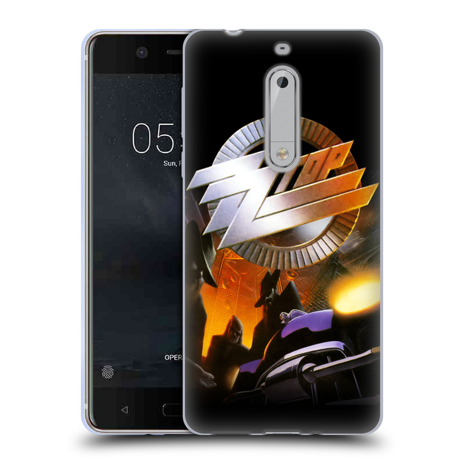 HEAD CASE silikonový obal na mobil Nokia 5 ZZ Top album Recycler