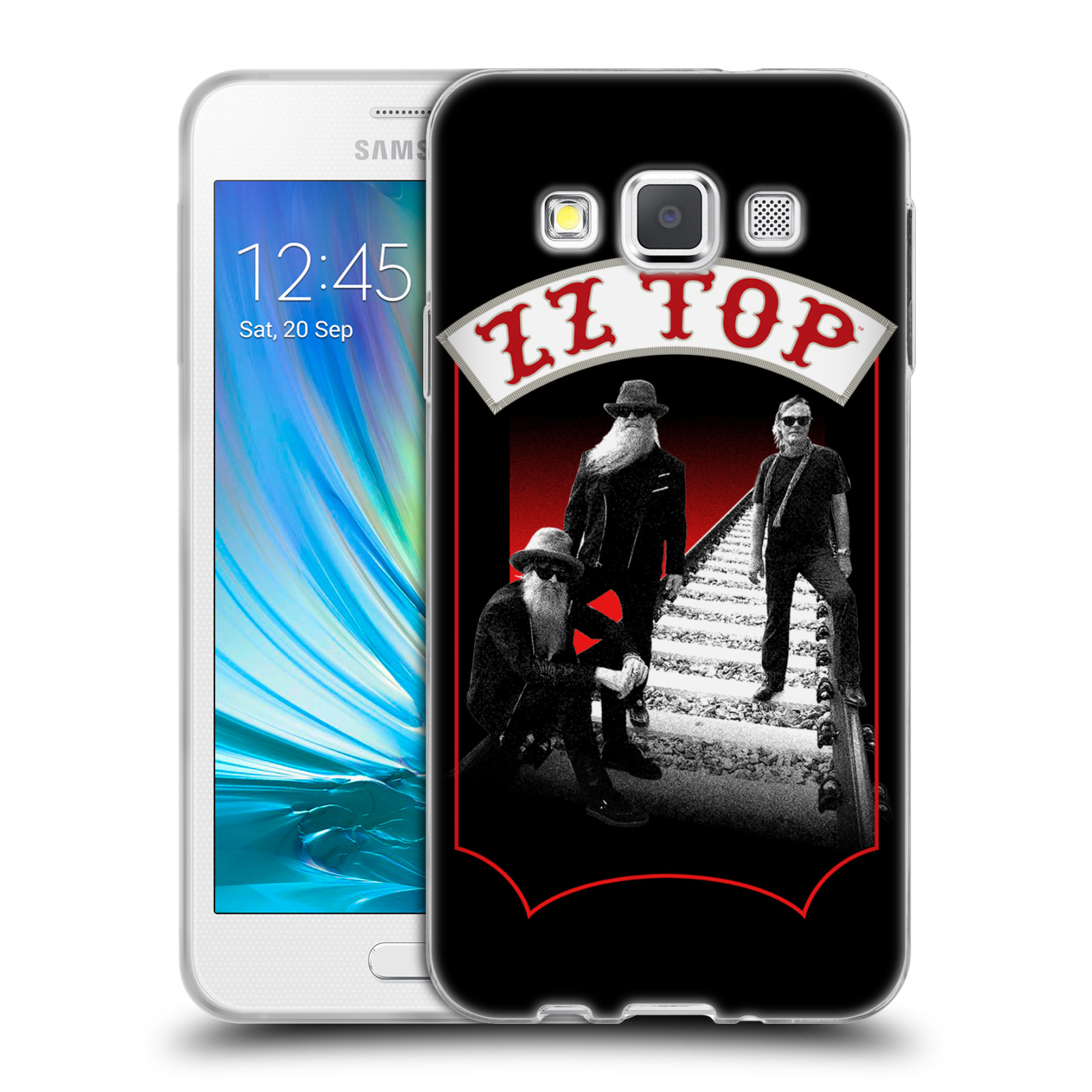 HEAD CASE silikonový obal na mobil Samsung Galaxy A3 (A300) ZZ Top koleje zpěváci