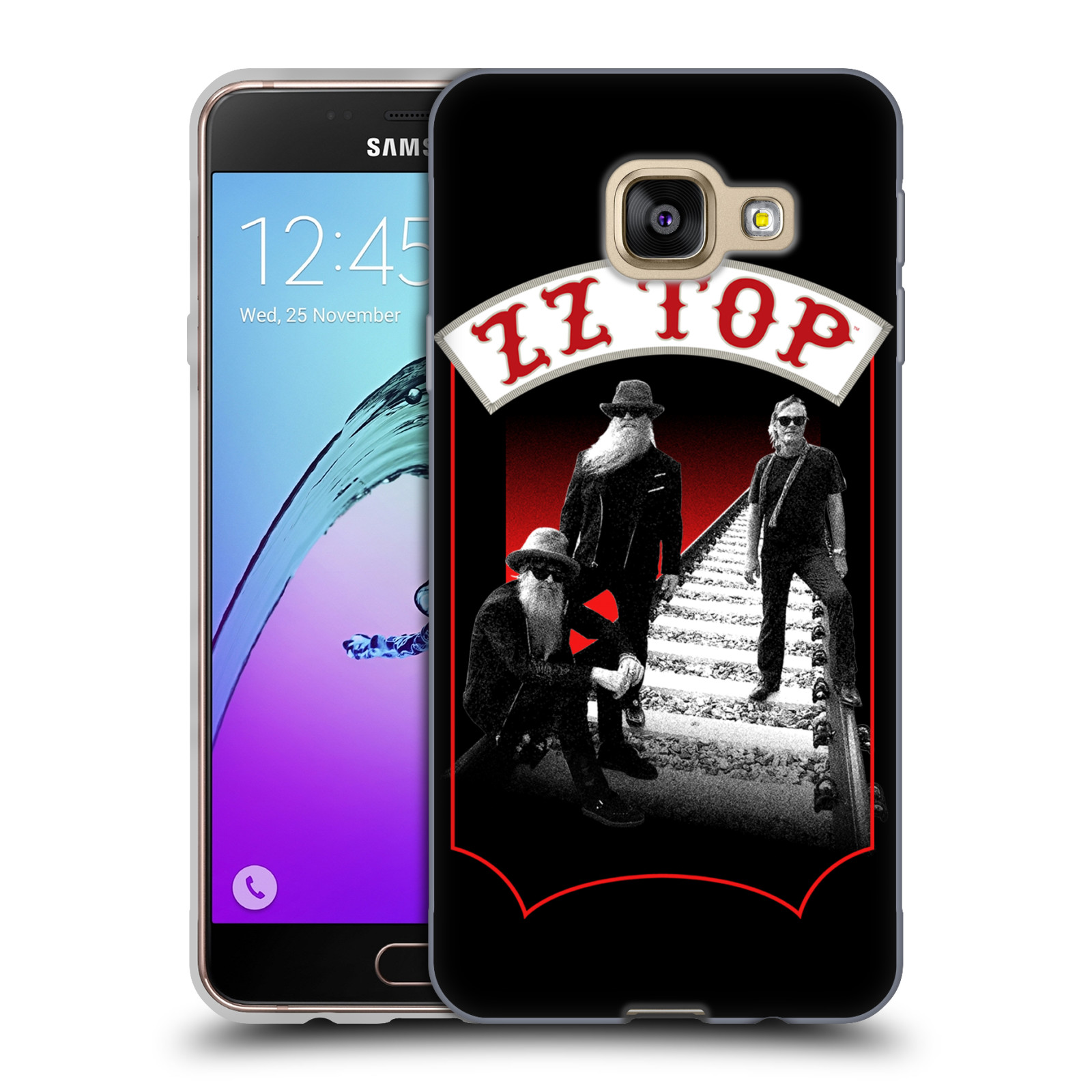HEAD CASE silikonový obal na mobil Samsung Galaxy A3 2016 (A310) ZZ Top koleje zpěváci