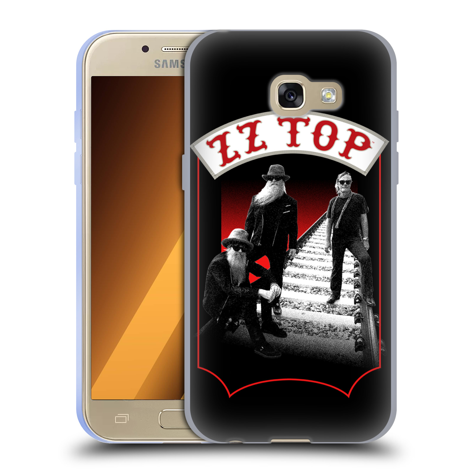HEAD CASE silikonový obal na mobil Samsung Galaxy A3 2017 (A320) ZZ Top koleje zpěváci