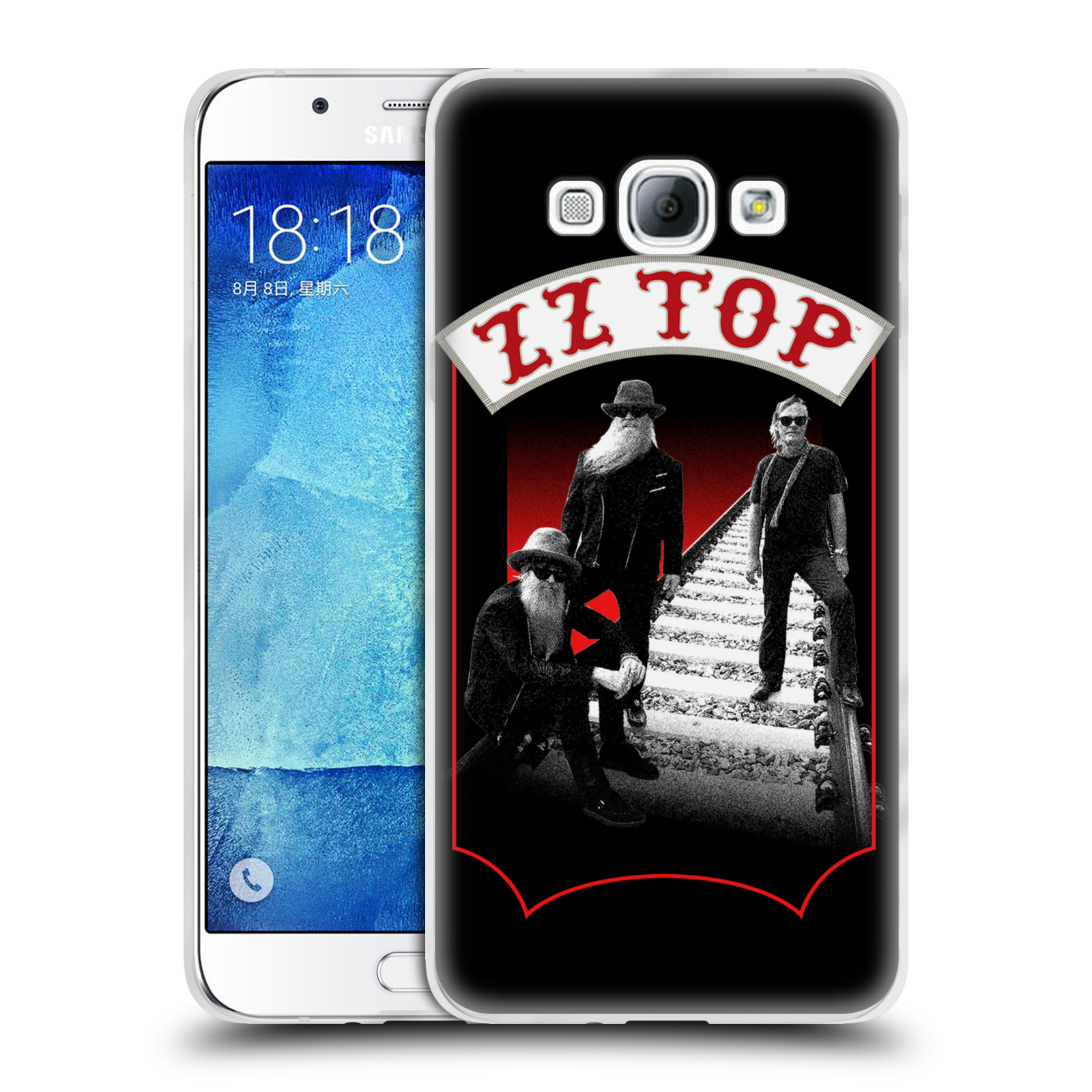 HEAD CASE silikonový obal na mobil Samsung Galaxy A8 2015 ZZ Top koleje zpěváci