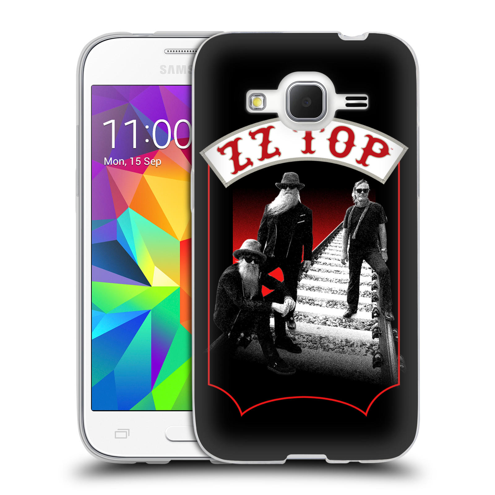HEAD CASE silikonový obal na mobil Samsung Galaxy Core Prime (G360) ZZ Top koleje zpěváci