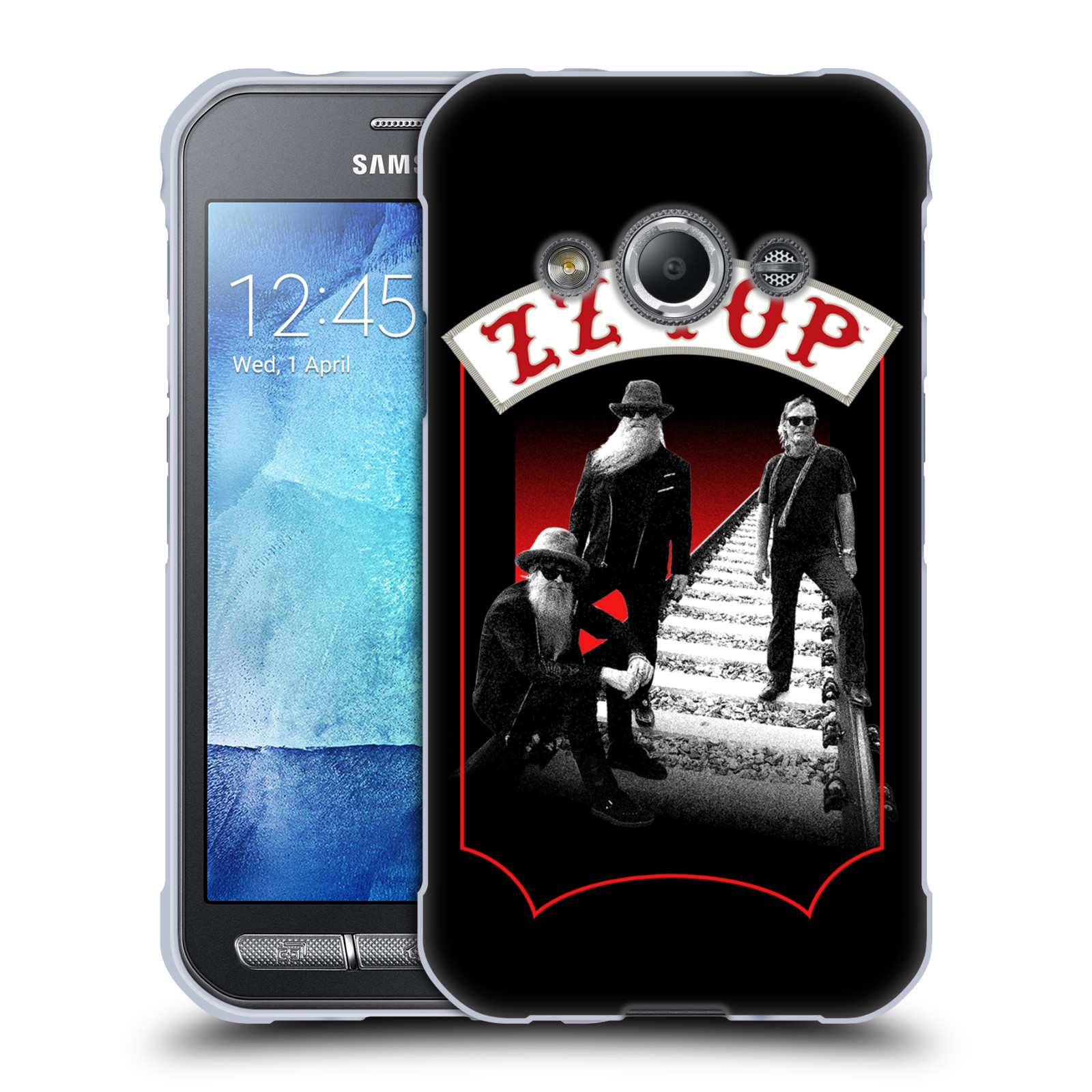 HEAD CASE silikonový obal na mobil Samsung Galaxy Xcover 3 ZZ Top koleje zpěváci