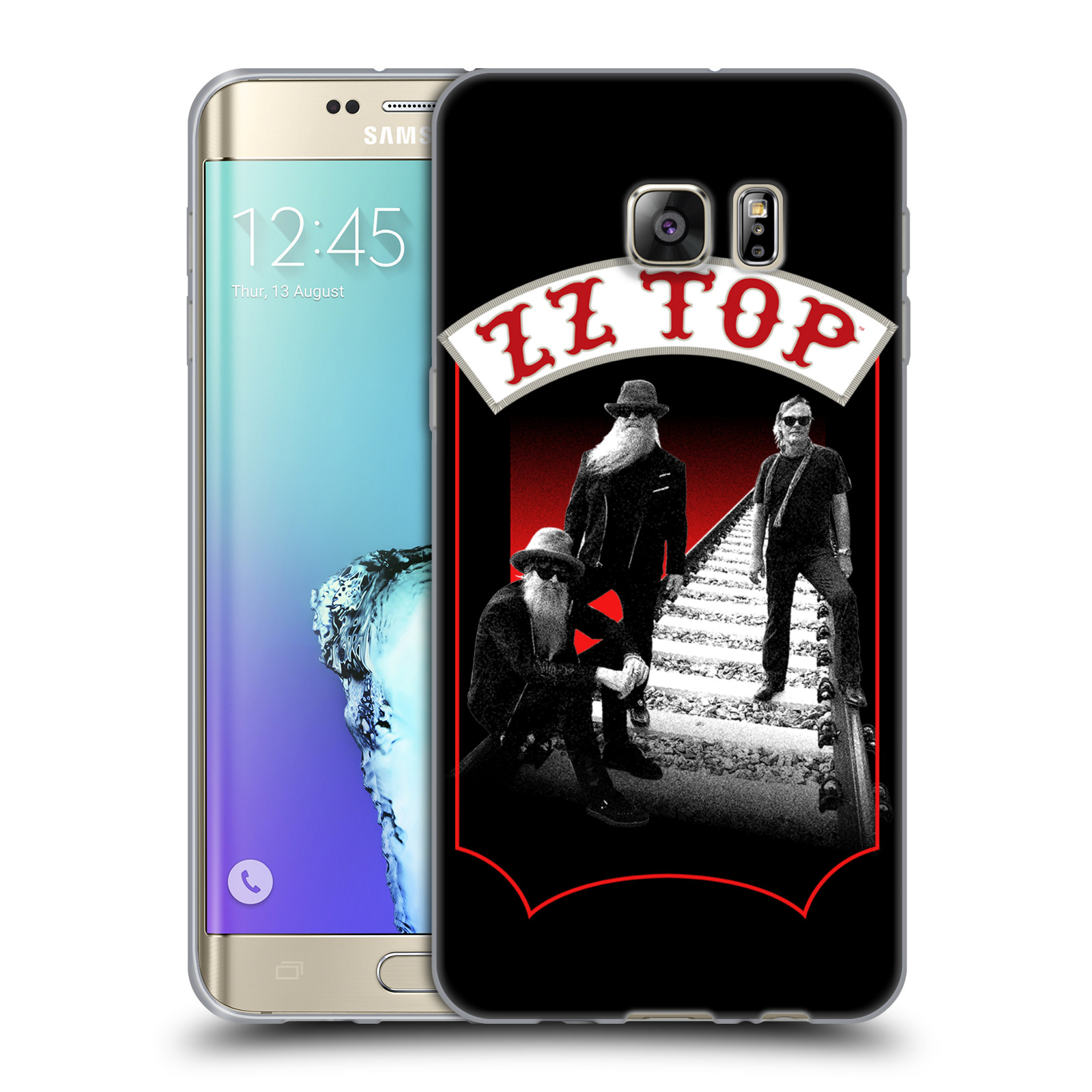 HEAD CASE silikonový obal na mobil Samsung Galaxy S6 EDGE PLUS ZZ Top koleje zpěváci