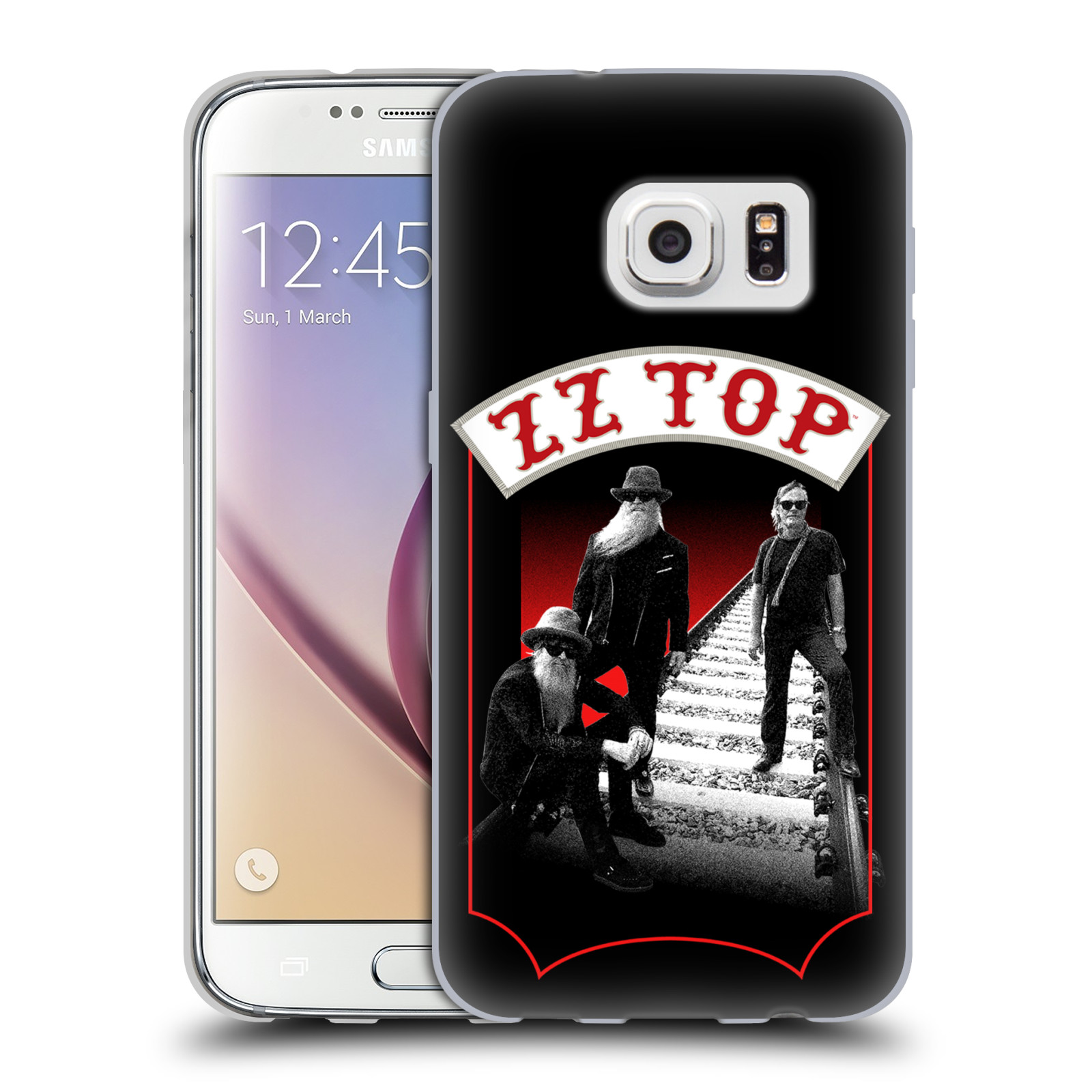 HEAD CASE silikonový obal na mobil Samsung Galaxy S7 ZZ Top koleje zpěváci