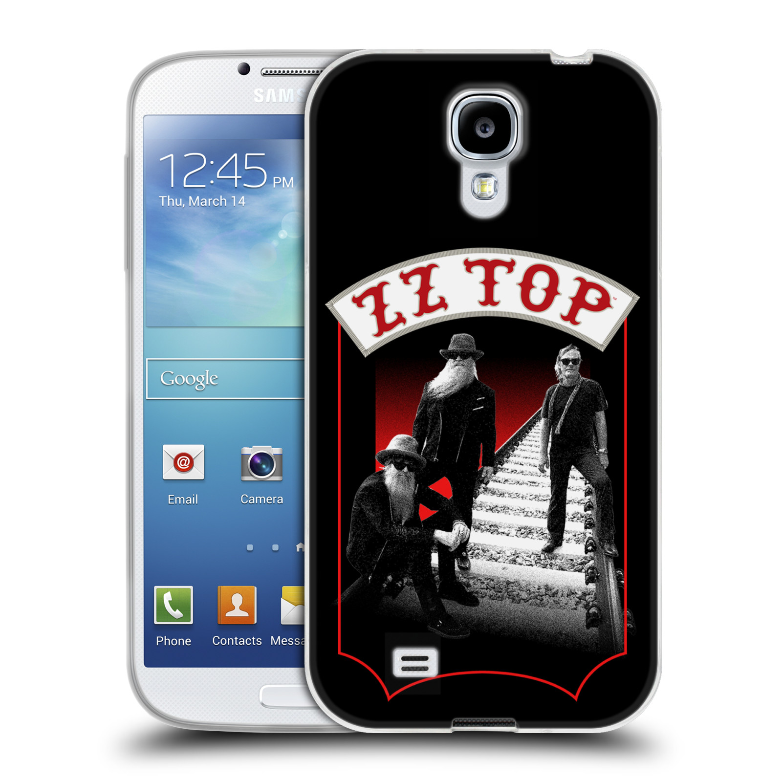 HEAD CASE silikonový obal na mobil Samsung Galaxy S4 ZZ Top koleje zpěváci