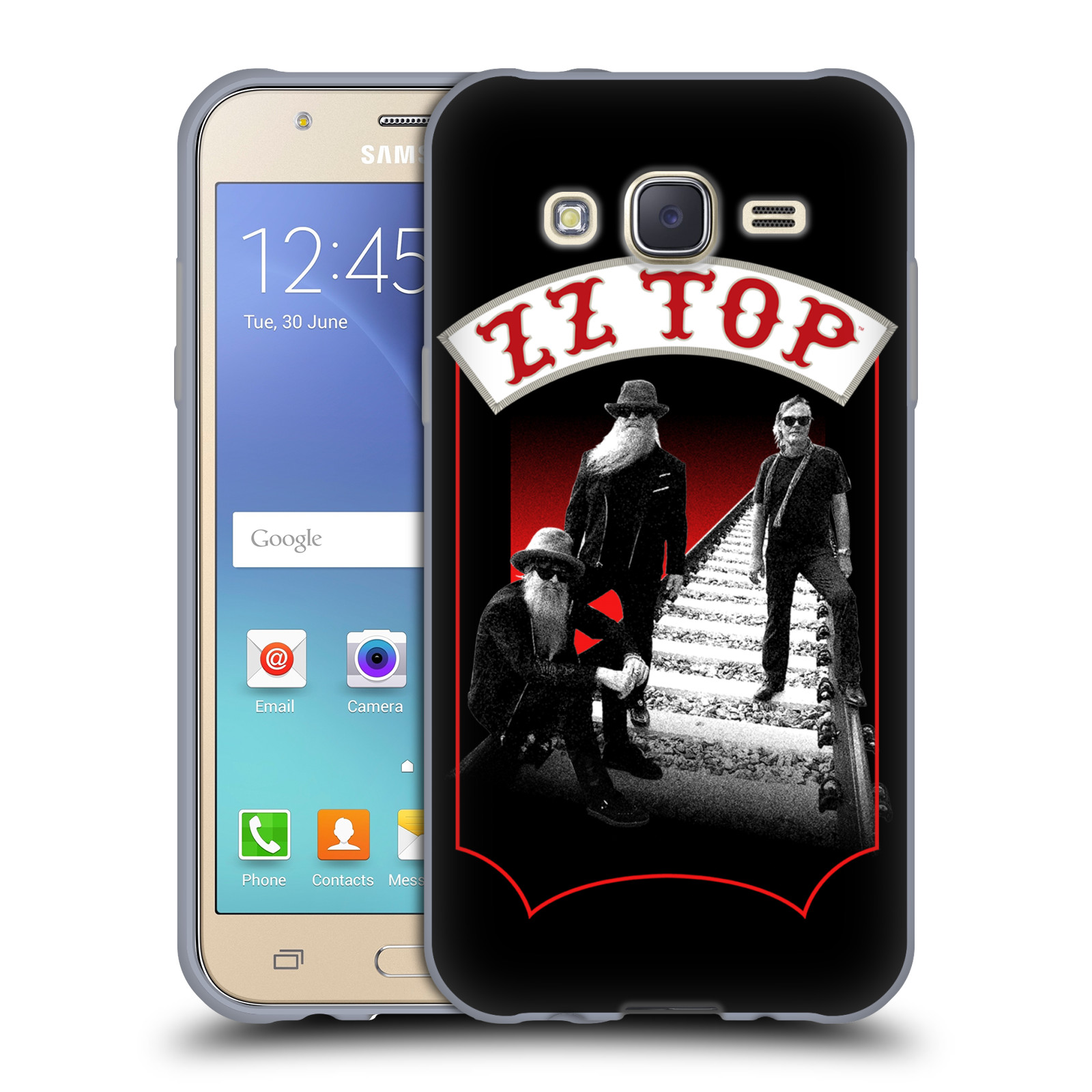 HEAD CASE silikonový obal na mobil Samsung Galaxy J5 2015 (J500) ZZ Top koleje zpěváci