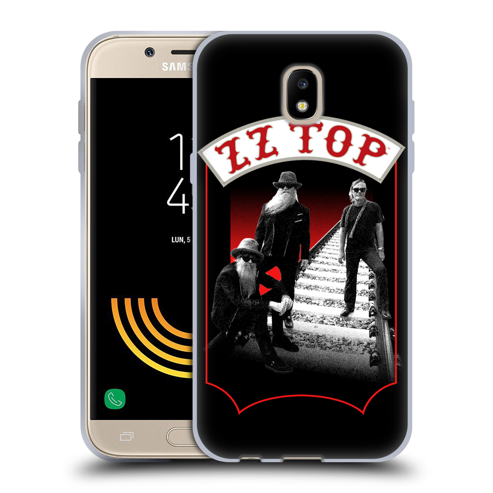 HEAD CASE silikonový obal na mobil Samsung Galaxy J5 2017 ZZ Top koleje zpěváci