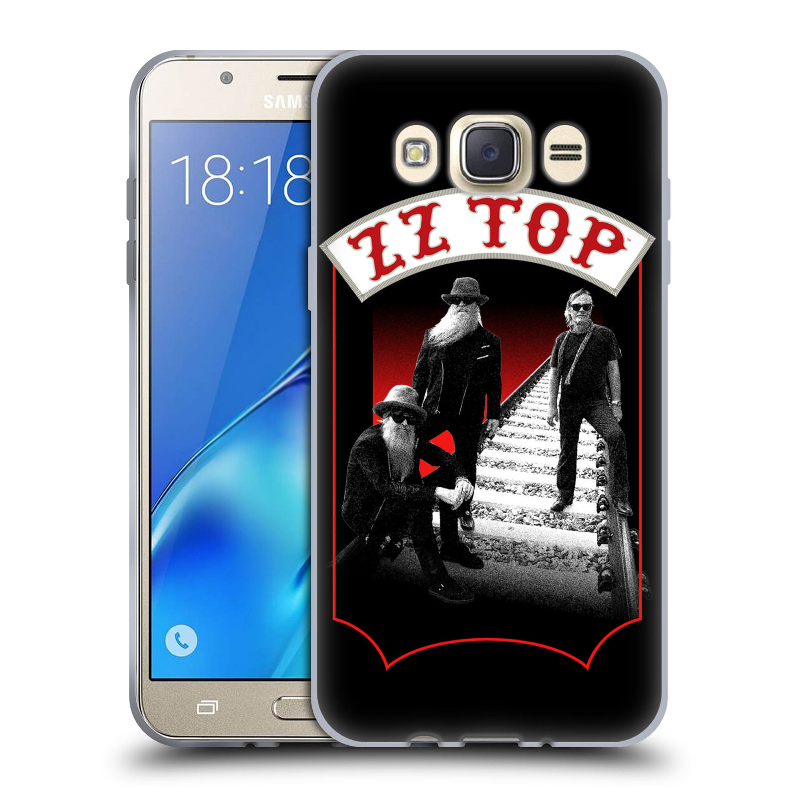 HEAD CASE silikonový obal na mobil Samsung Galaxy J7 2016 ZZ Top koleje zpěváci