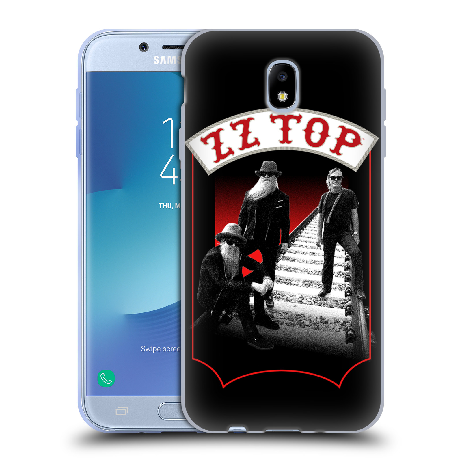HEAD CASE silikonový obal na mobil Samsung Galaxy J7 2017 ZZ Top koleje zpěváci