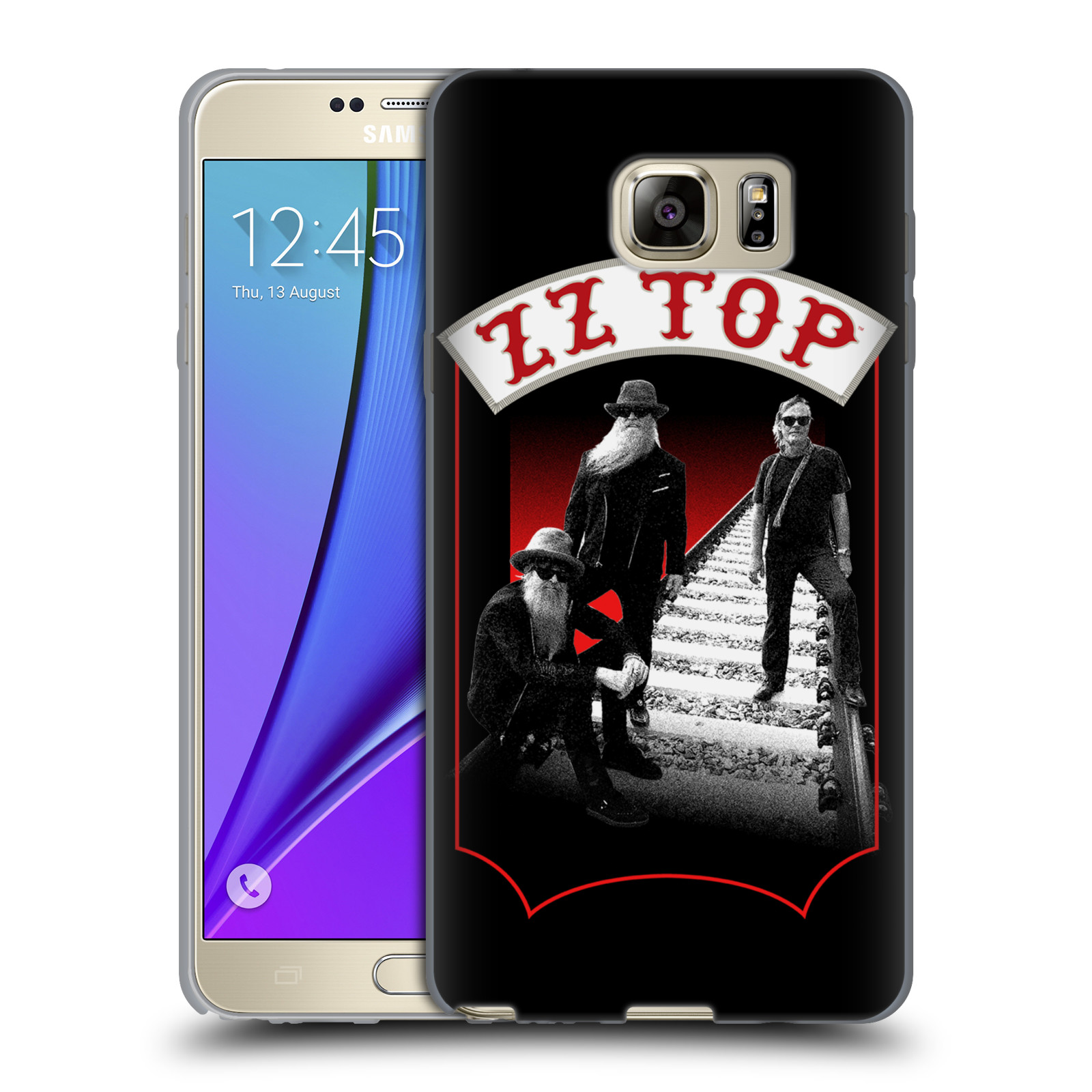 HEAD CASE silikonový obal na mobil Samsung Galaxy Note 5 ZZ Top koleje zpěváci