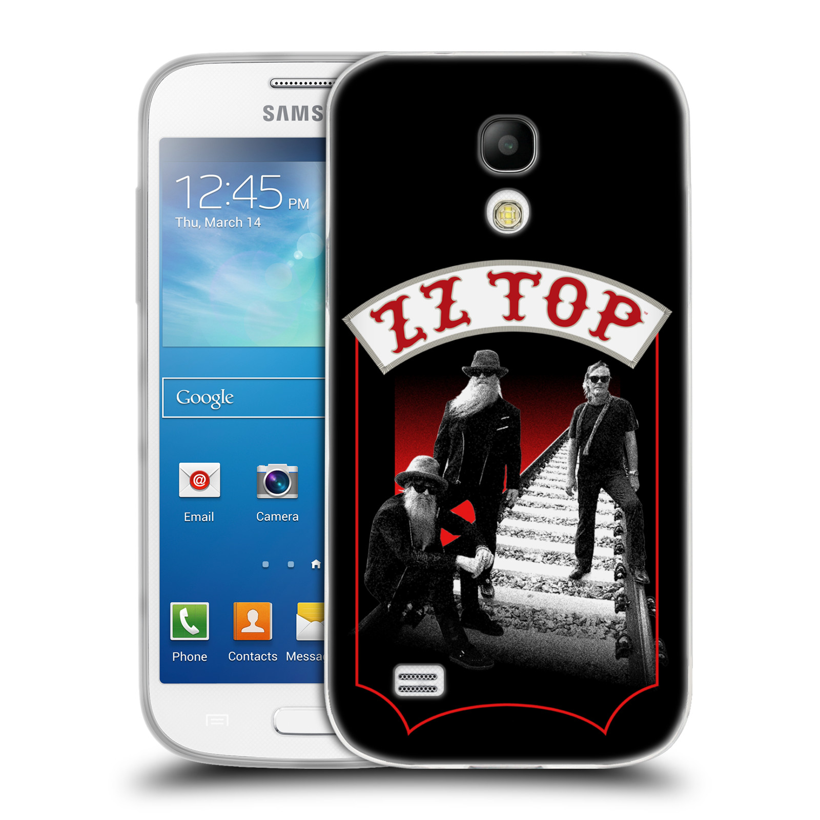 HEAD CASE silikonový obal na mobil Samsung Galaxy S4 MINI ZZ Top koleje zpěváci