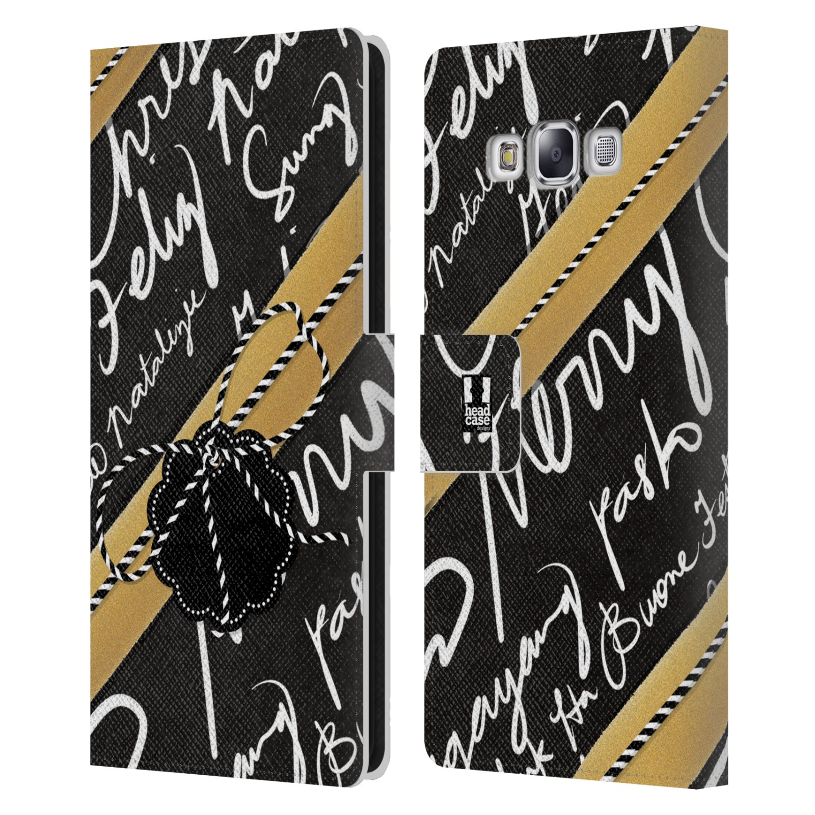 HEAD CASE DESIGNS CHRISTMAS GIFTS LEATHER BOOK WALLET CASE FOR SAMSUNG PHONES 3 - Picture 8 of 12