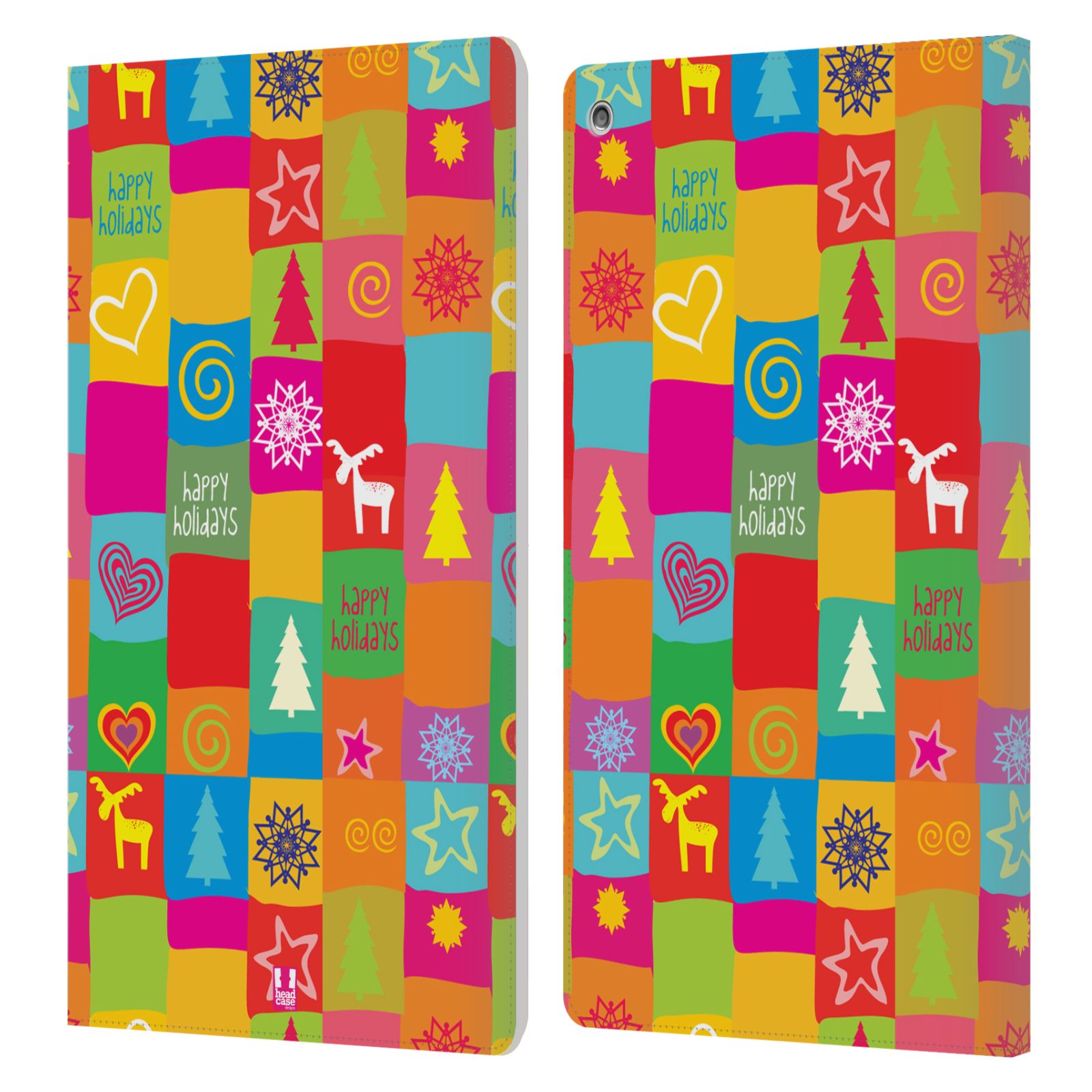 FUNDA BILLETERA HEAD CASE DESIGNS CON LIBRO DE NAVIDAD HIPPIE PARA AMAZON FIRE - Imagen 9 de 9