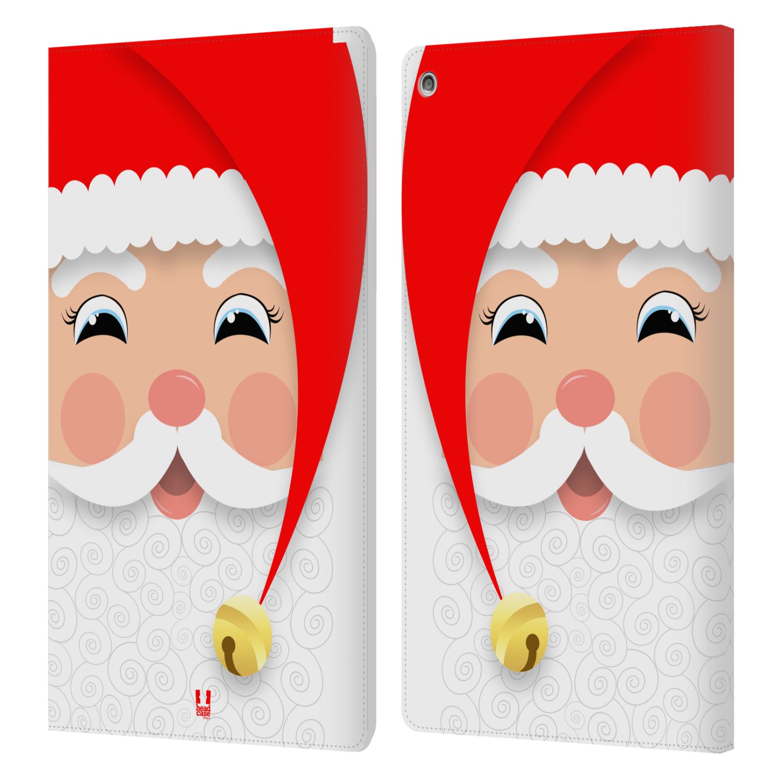 FUNDA BILLETERA HEAD CASE DESIGNS CON DIBUJO DE LIBRO DE NAVIDAD ALEGRE PARA AMAZON FIRE - Imagen 12 de 12