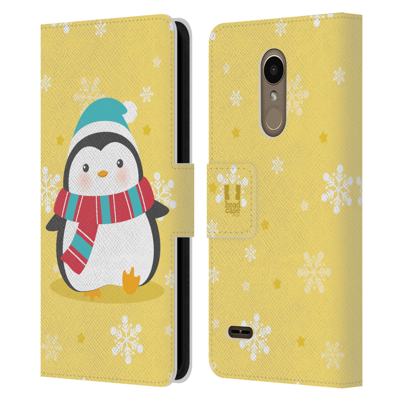 HEAD CASE DESIGNS KAWAII CHRISTMAS PENGUINS LEATHER BOOK CASE FOR LG PHONES 1 - Picture 7 of 7