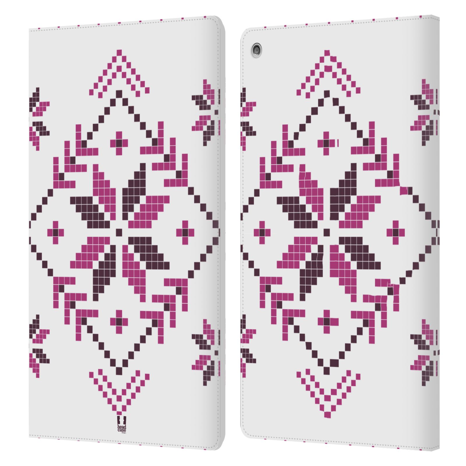 FUNDA DE LIBRO DE CUERO HEAD CASE DESIGNS CON IMPRESIONES NAVIDEÑAS DE PUNTO PARA AMAZON FIRE - Imagen 12 de 13