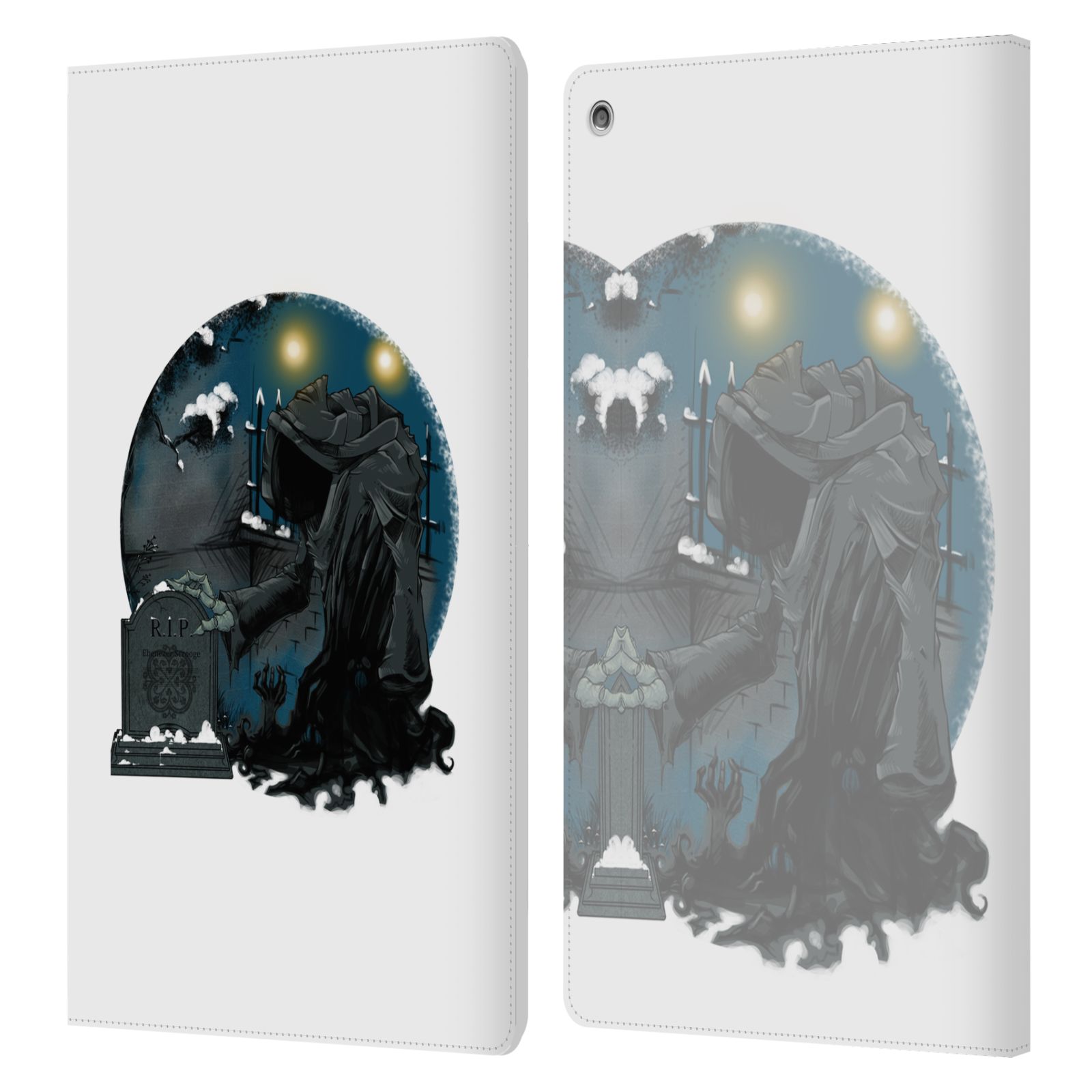 FUNDA HEAD CASE DESIGNS CON DIBUJO DE CUERO COLECCIÓN NAVIDAD PARA AMAZON FIRE - Imagen 8 de 15