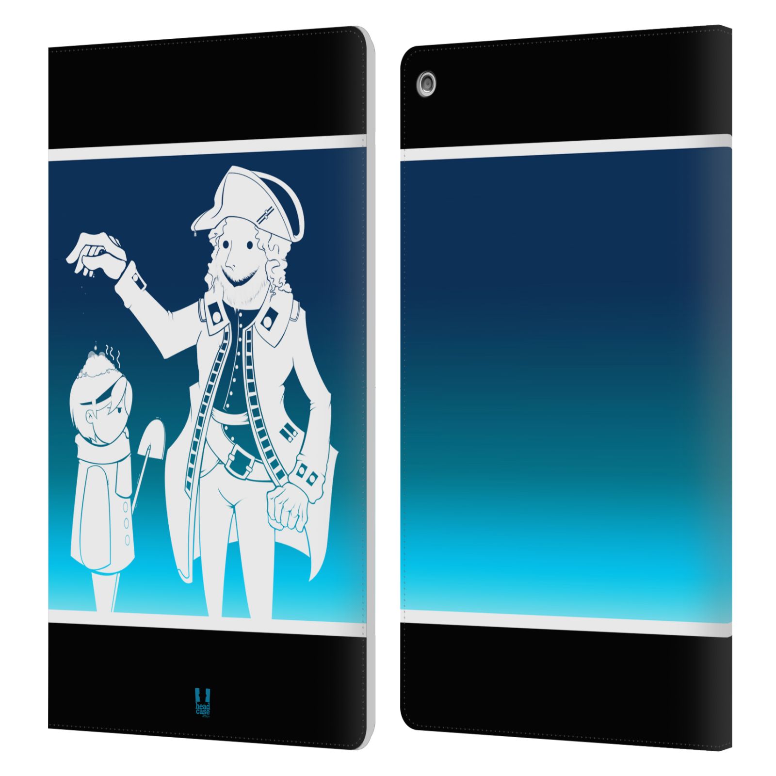 FUNDA HEAD CASE DESIGNS CON DIBUJO DE CUERO COLECCIÓN NAVIDAD PARA AMAZON FIRE - Imagen 9 de 15
