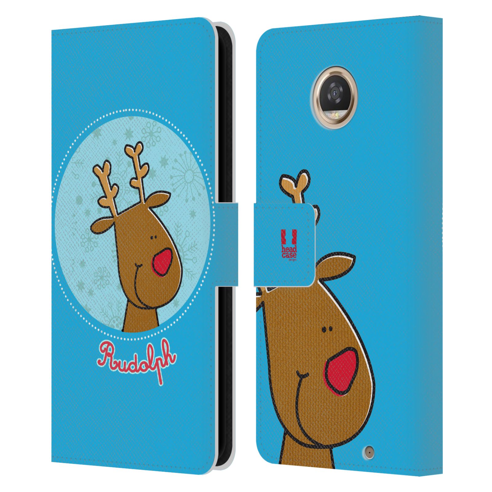 HEAD CASE DESIGNS MIX CHRISTMAS COLLECTION LEATHER BOOK CASE FOR MOTOROLA PHONES - Picture 11 of 14