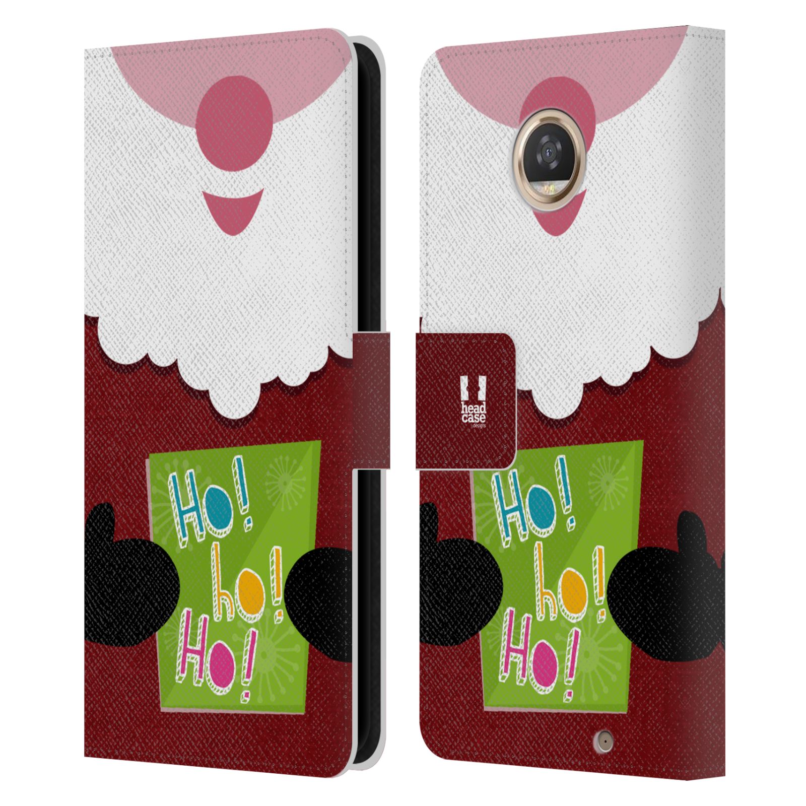 HEAD CASE DESIGNS MIX CHRISTMAS COLLECTION LEATHER BOOK CASE FOR MOTOROLA PHONES - Picture 13 of 14