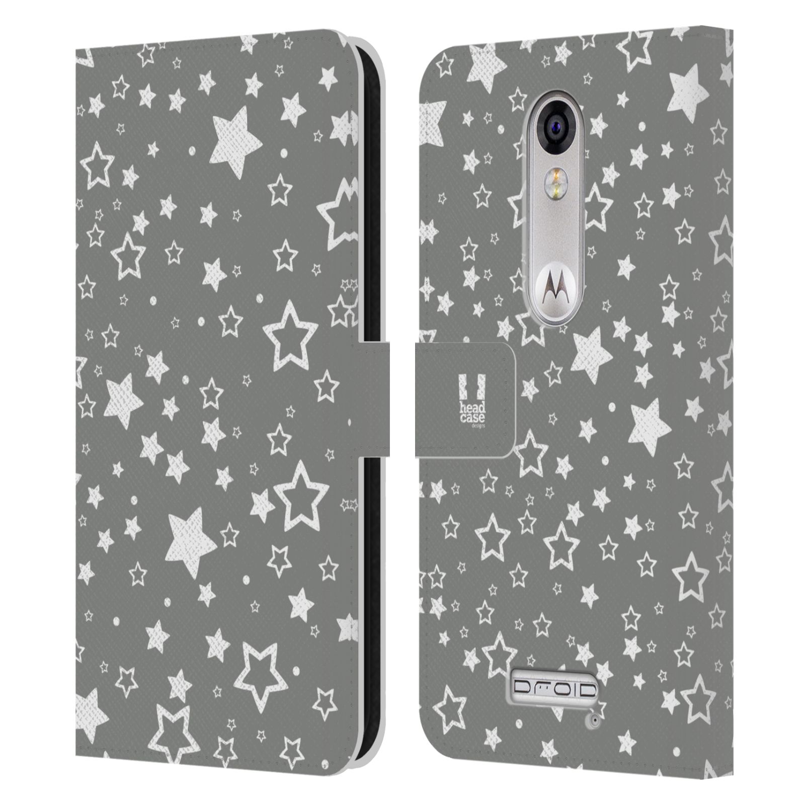 HEAD CASE DESIGNS SILVER HOLIDAY LEATHER BOOK WALLET CASE FOR MOTOROLA PHONES 2 - Picture 7 of 7