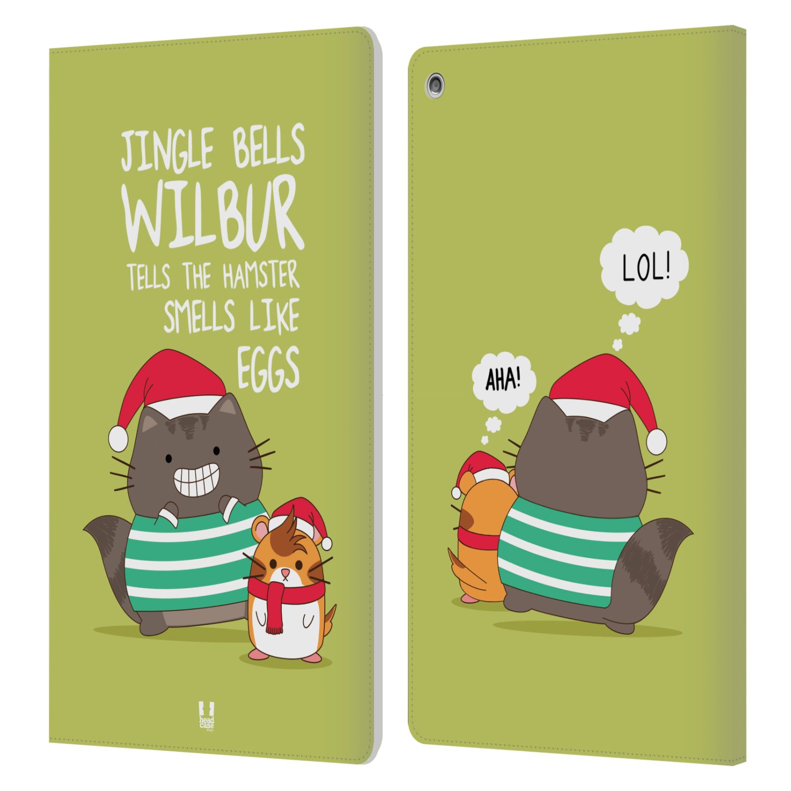 FUNDA BILLETERA HEAD CASE DESIGNS CON DIBUJO DE LIBRO DE CUERO WILBUR STAR PARA AMAZON FIRE - Imagen 11 de 13