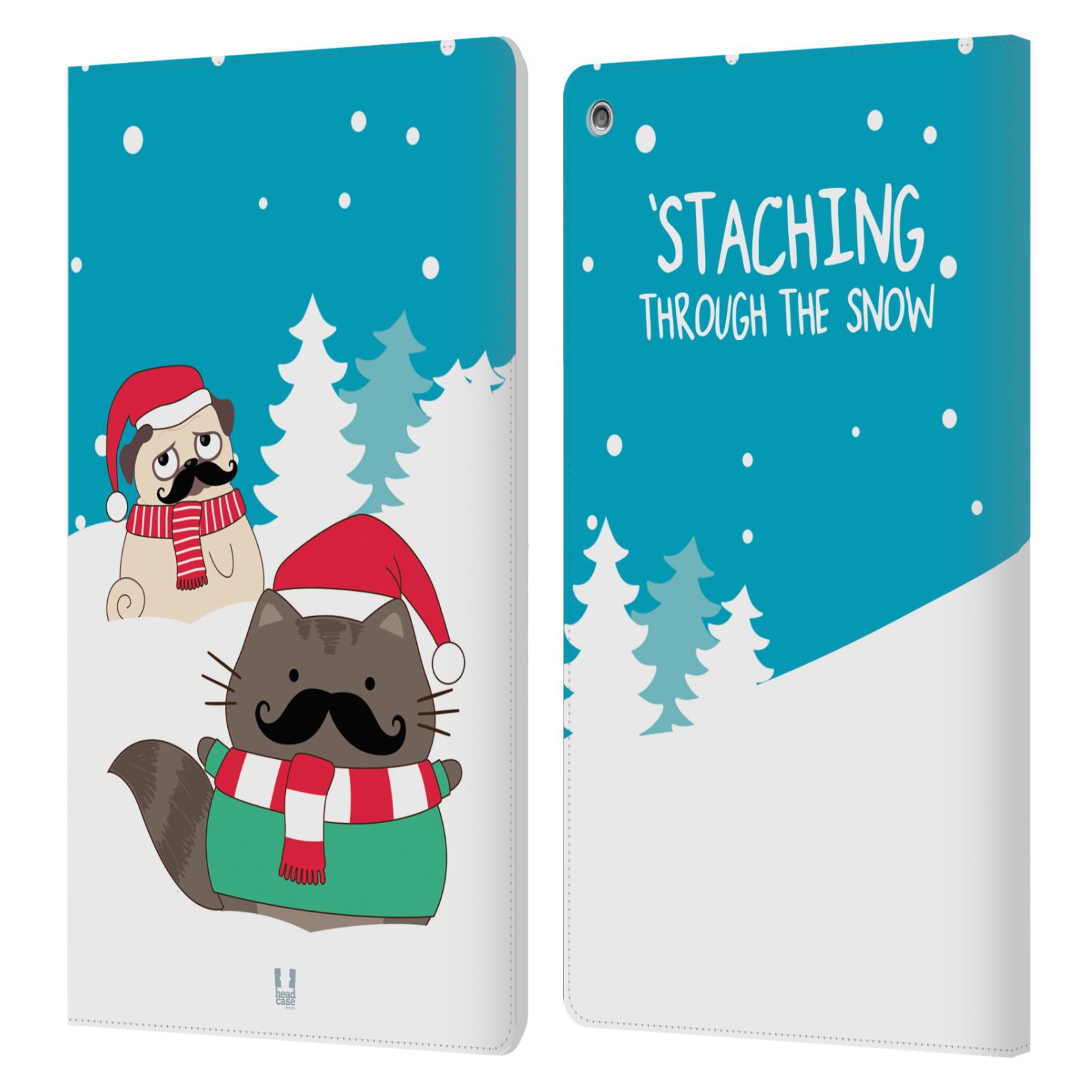 FUNDA BILLETERA HEAD CASE DESIGNS CON DIBUJO DE LIBRO DE CUERO WILBUR STAR PARA AMAZON FIRE - Imagen 12 de 13