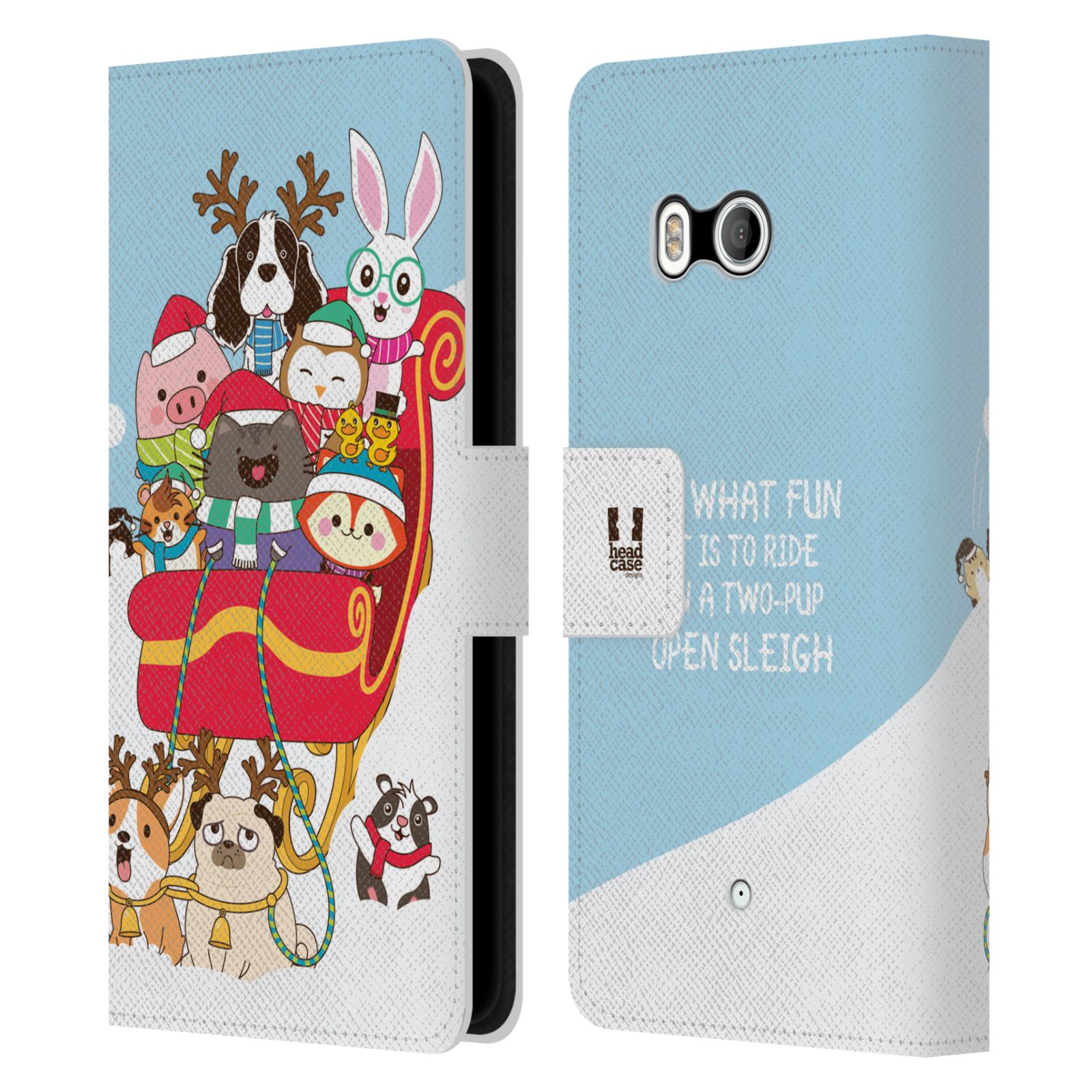 HEAD CASE DESIGNS WILBUR STAR LEATHER BOOK WALLET CASE COVER FOR HTC PHONES 1 - Picture 7 of 7