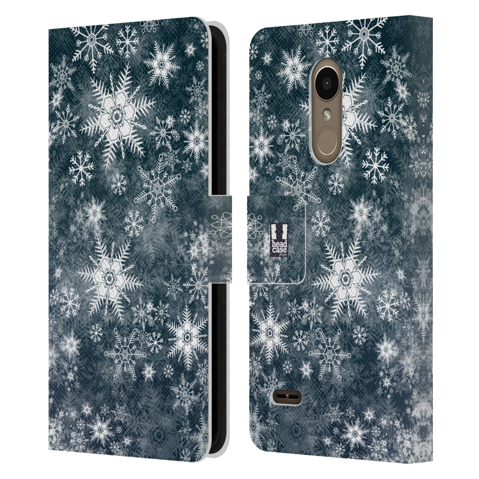 HEAD CASE DESIGNS WINTER PRINTS LEATHER BOOK WALLET CASE COVER FOR LG PHONES 1 - Picture 7 of 7