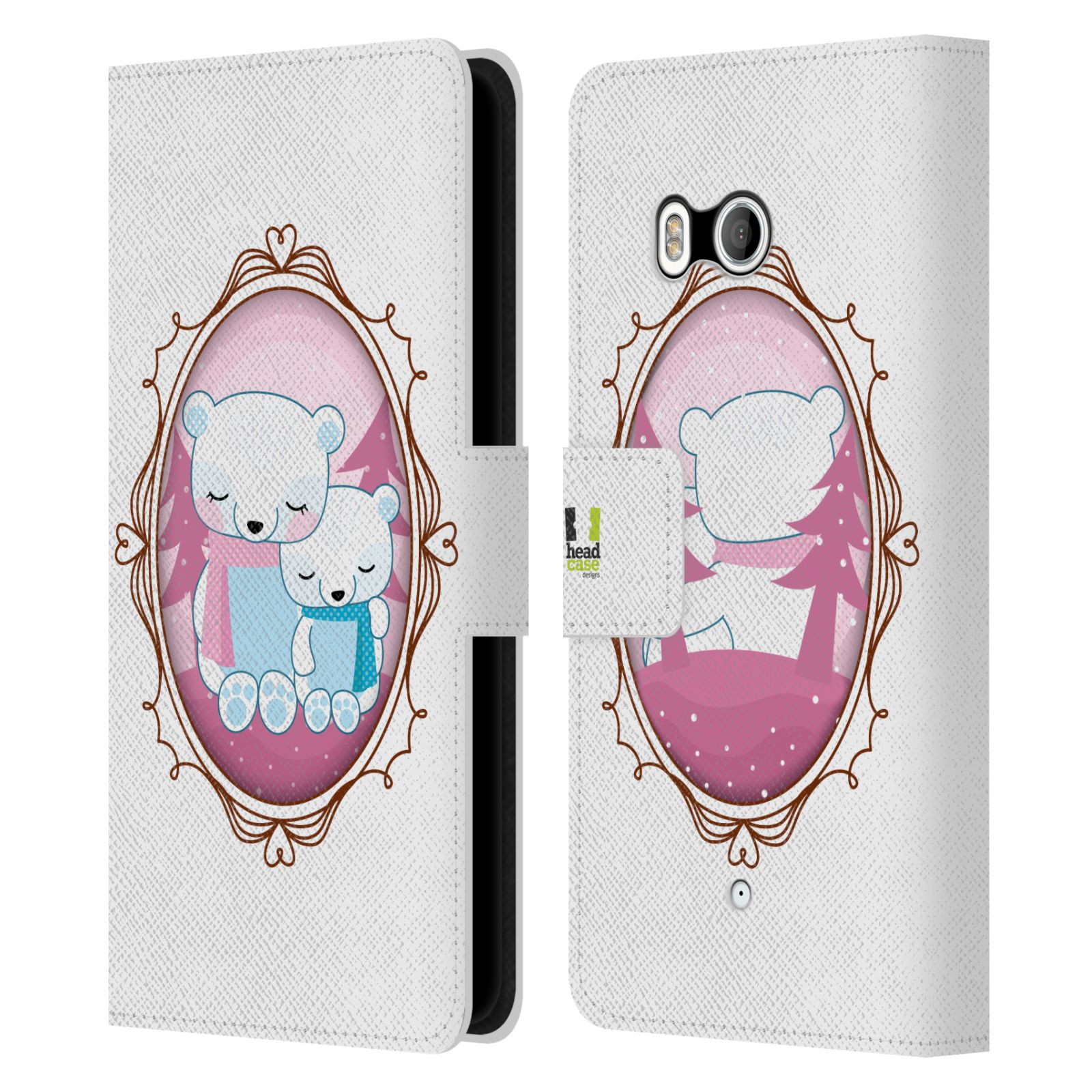FUNDA CARTERA HEAD CASE DESIGNS CON DIBUJO DE CUERO PARA TELÉFONOS HTC 1 - Imagen 7 de 7