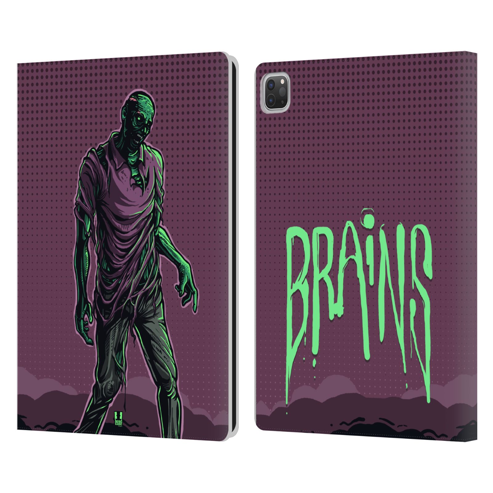 HEAD CASE DESIGNS ZOMBIES LEATHER BOOK WALLET CASE COVER FOR APPLE iPAD - Picture 8 of 10