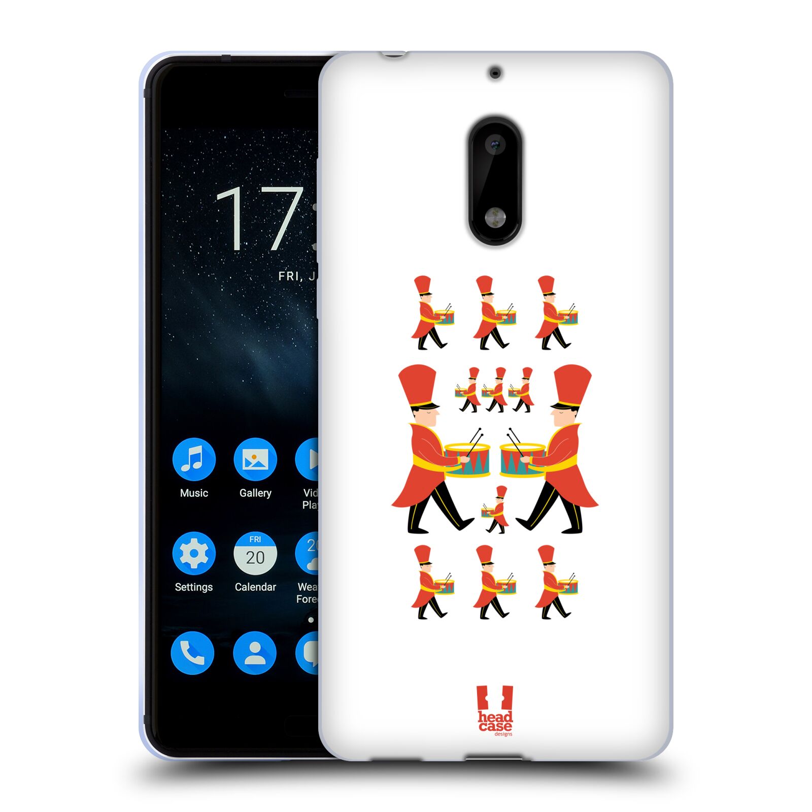 HEAD CASE DESIGNS 12 DAYS OF CHRISTMAS SOFT GEL CASE PARA TELÉFONOS NOKIA 1 - Imagen 9 de 19