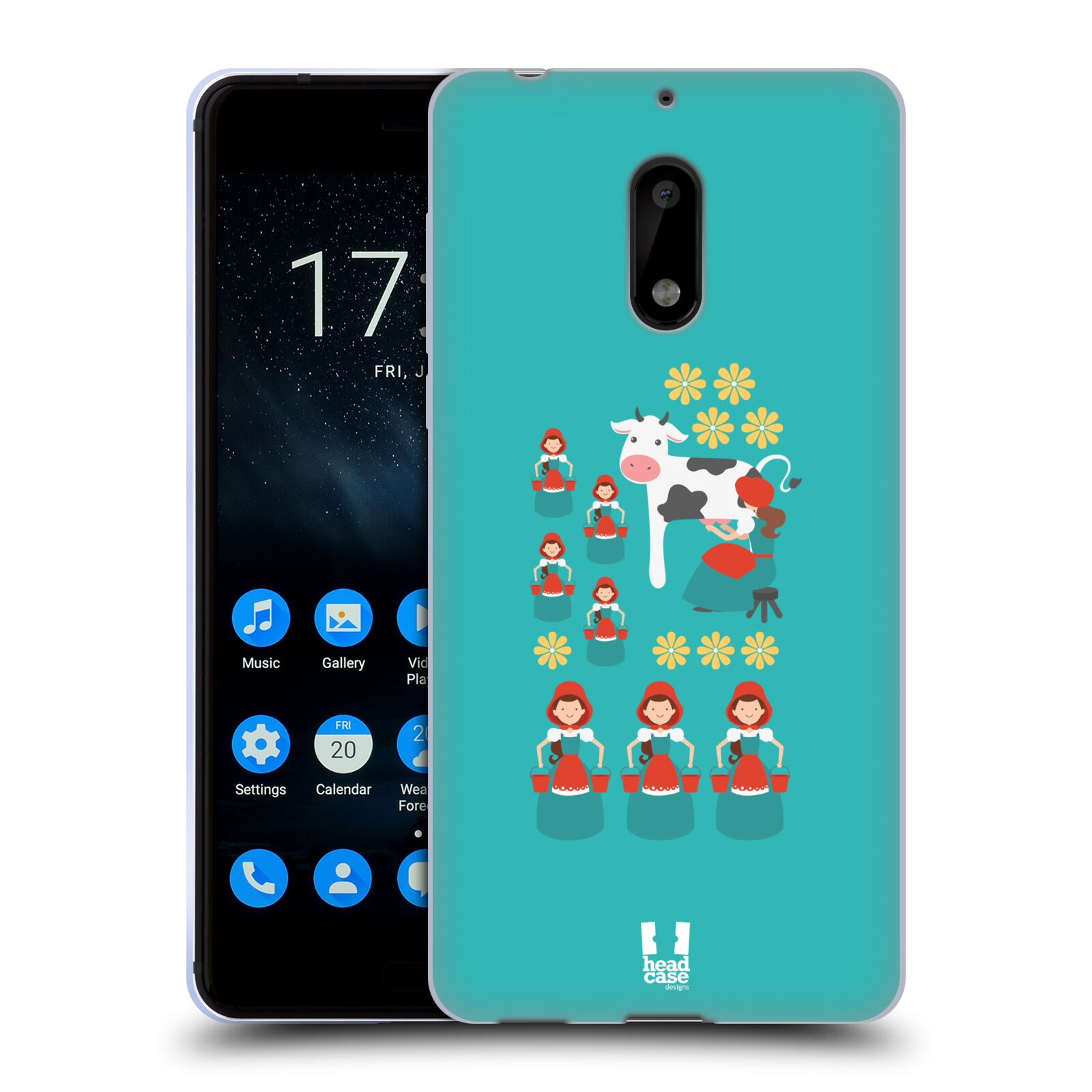 HEAD CASE DESIGNS 12 DAYS OF CHRISTMAS SOFT GEL CASE PARA TELÉFONOS NOKIA 1 - Imagen 15 de 19