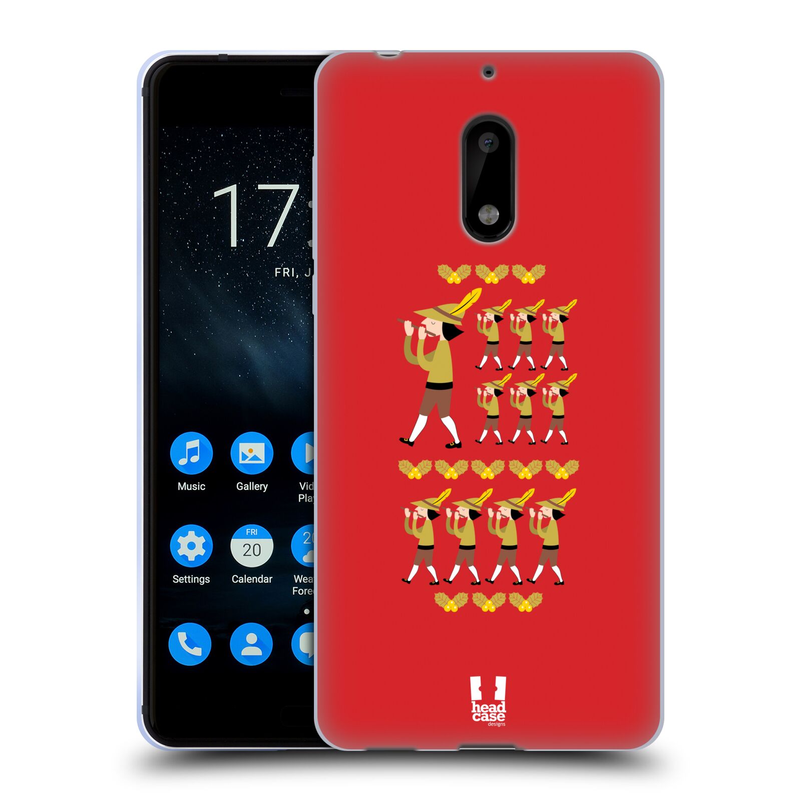 HEAD CASE DESIGNS 12 DAYS OF CHRISTMAS SOFT GEL CASE PARA TELÉFONOS NOKIA 1 - Imagen 17 de 19