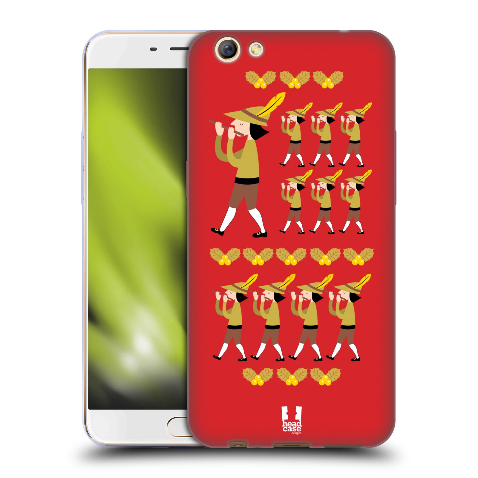 FUNDA HEAD CASE DESIGNS CON DIBUJO DE 12 DÍAS DE NAVIDAD PARA TELÉFONOS OPPO - Imagen 16 de 18