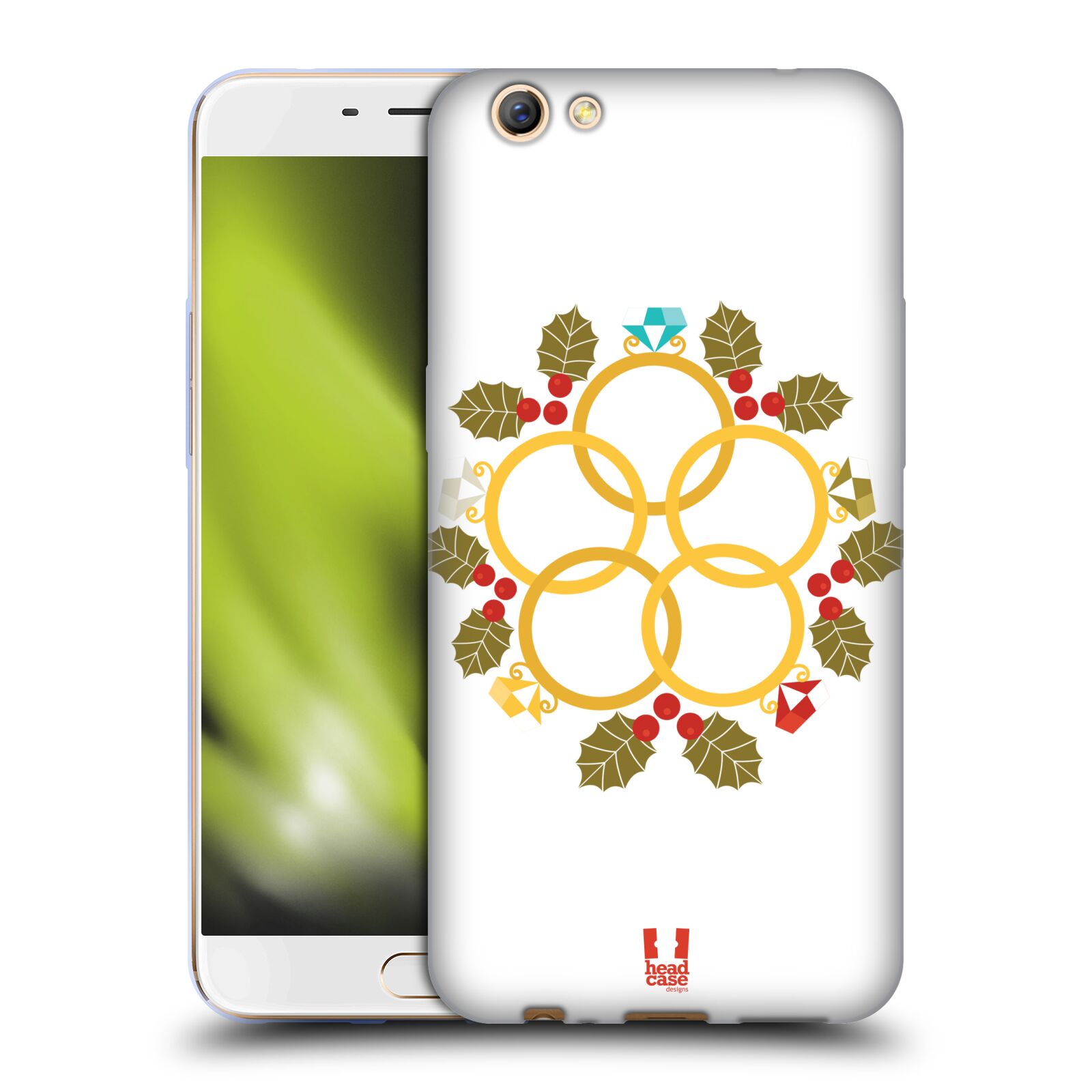FUNDA HEAD CASE DESIGNS CON DIBUJO DE 12 DÍAS DE NAVIDAD PARA TELÉFONOS OPPO - Imagen 12 de 18