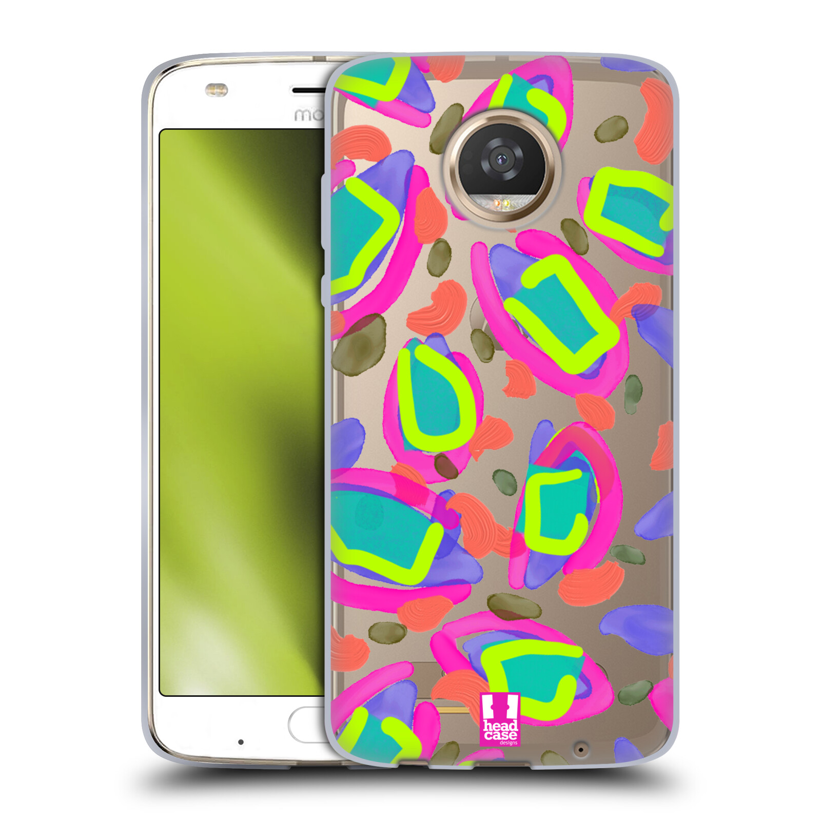 HEAD CASE DESIGNS COLOURFUL ABSTRACT SOFT GEL CASE FOR MOTOROLA PHONES 2 - Picture 10 of 14