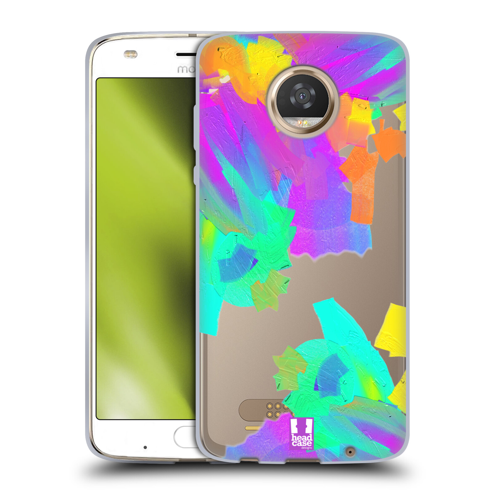HEAD CASE DESIGNS COLOURFUL ABSTRACT SOFT GEL CASE FOR MOTOROLA PHONES 2 - Picture 14 of 14