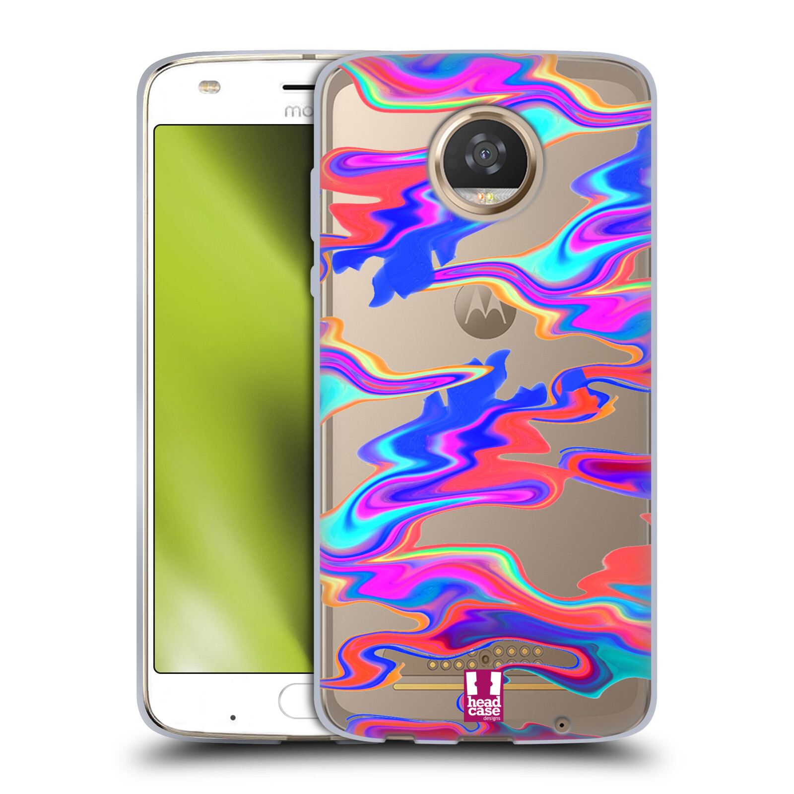 HEAD CASE DESIGNS COLOURFUL ABSTRACT SOFT GEL CASE FOR MOTOROLA PHONES 2 - Picture 8 of 14