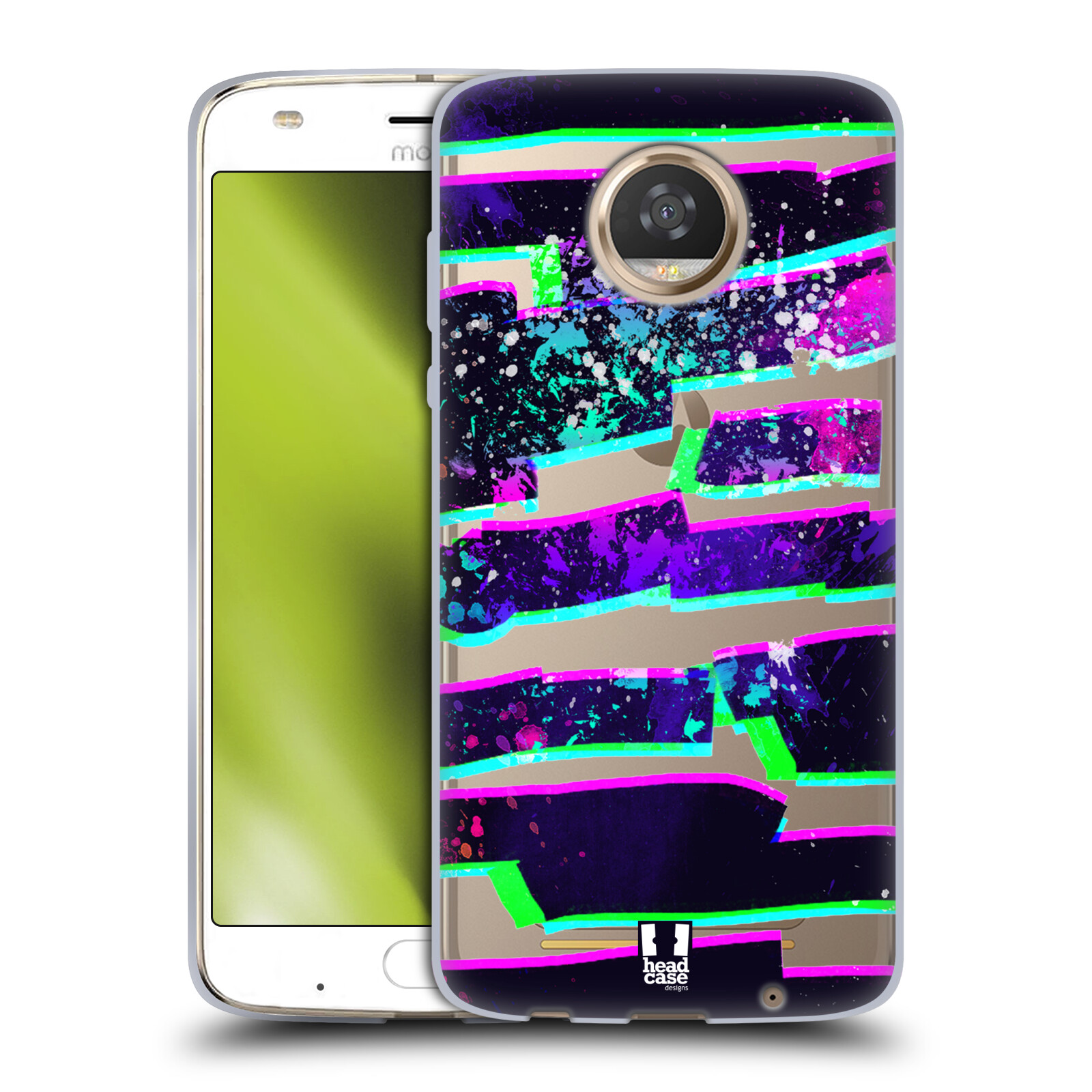 HEAD CASE DESIGNS COLOURFUL ABSTRACT SOFT GEL CASE FOR MOTOROLA PHONES 2 - Picture 9 of 14